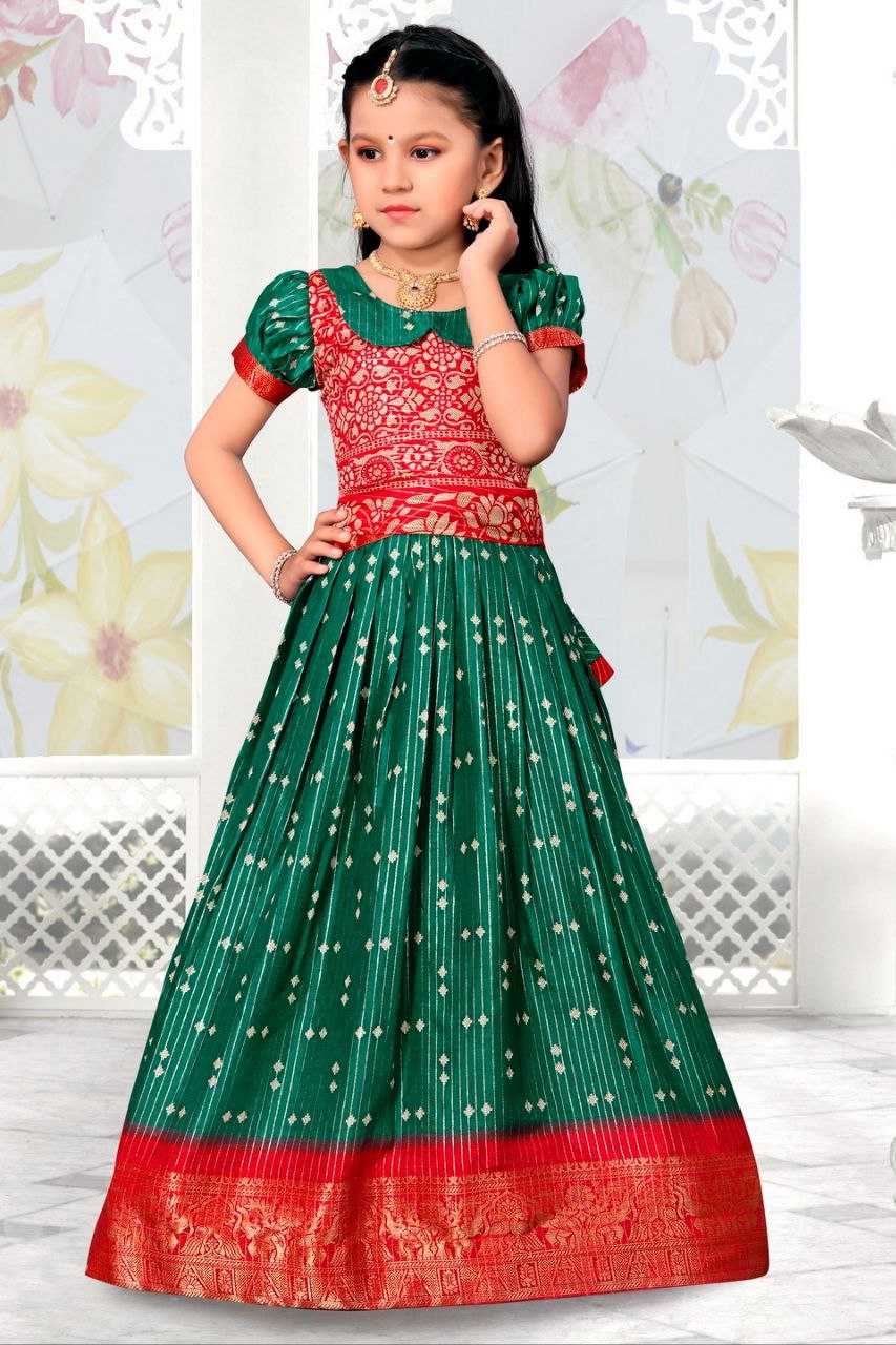 Ynf Jacquard KESH189 VET15 Kids Wear Wholesale Kids Lehenga Girls Ethnic Wear Baby Girl Lehenga Manufacturer