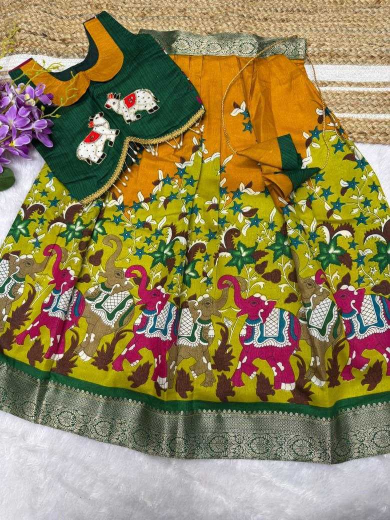 Ynf Jacquard KESH189 VET18 Kids Wear Wholesale Kids Lehenga Girls Ethnic Wear Baby Girl Lehenga Manufacturer