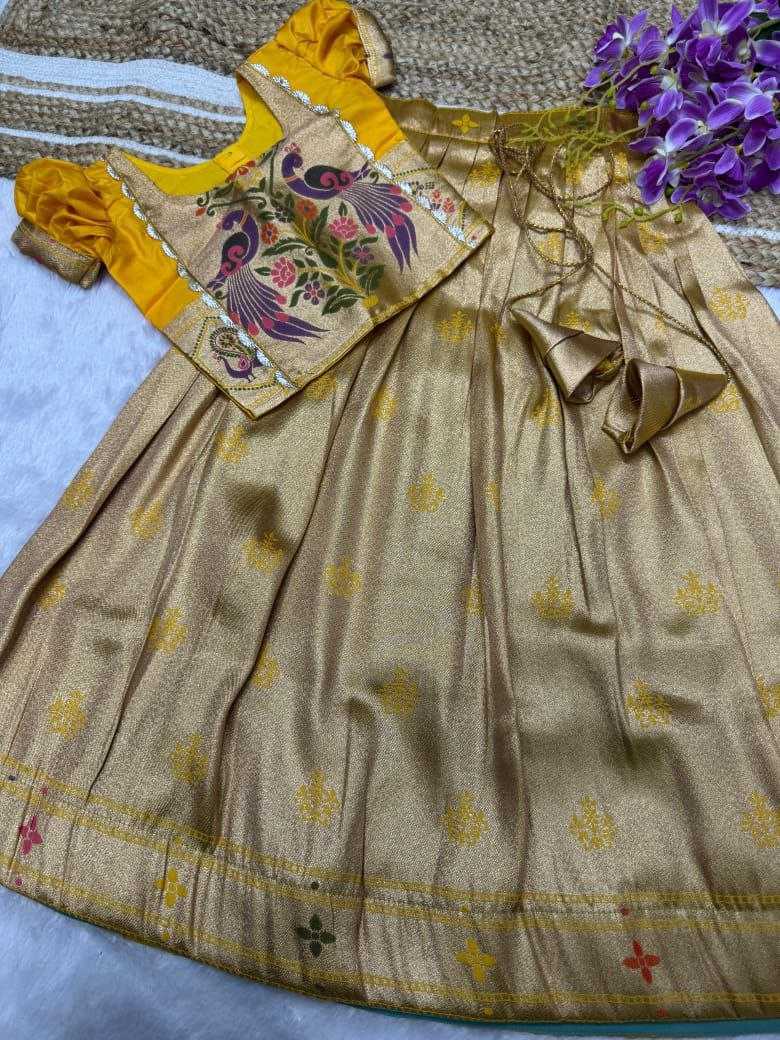 Ynf Jacquard KESH189 VET19 Kids Wear Wholesale Kids Lehenga Kids Lehenga Choli Baby Girl Lehenga Manufacturer