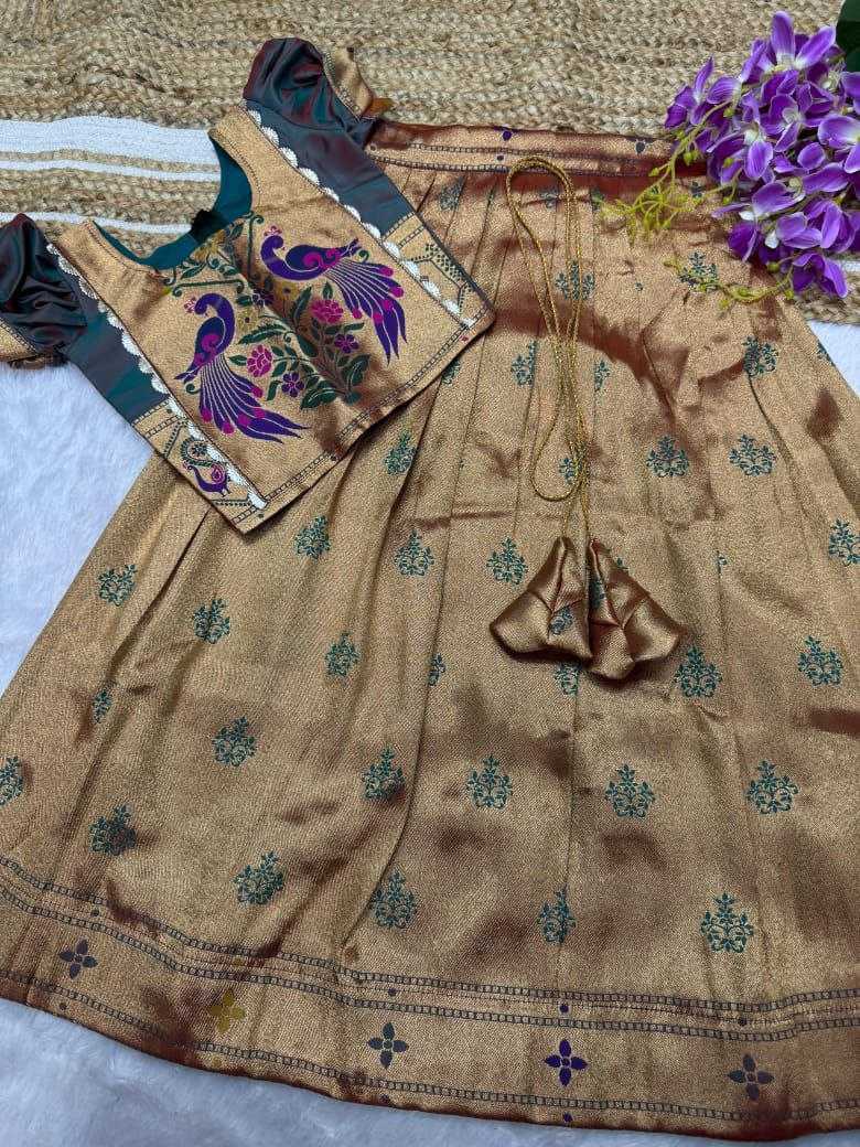 Ynf Jacquard KESH189 VET19 Kids Wear Wholesale Kids Lehenga Kids Lehenga Choli Baby Girl Lehenga Manufacturer