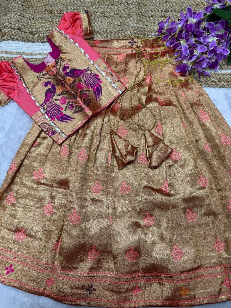 Ynf Jacquard KESH189 VET19 Kids Wear Wholesale Kids Lehenga Kids Lehenga Choli Baby Girl Lehenga Manufacturer