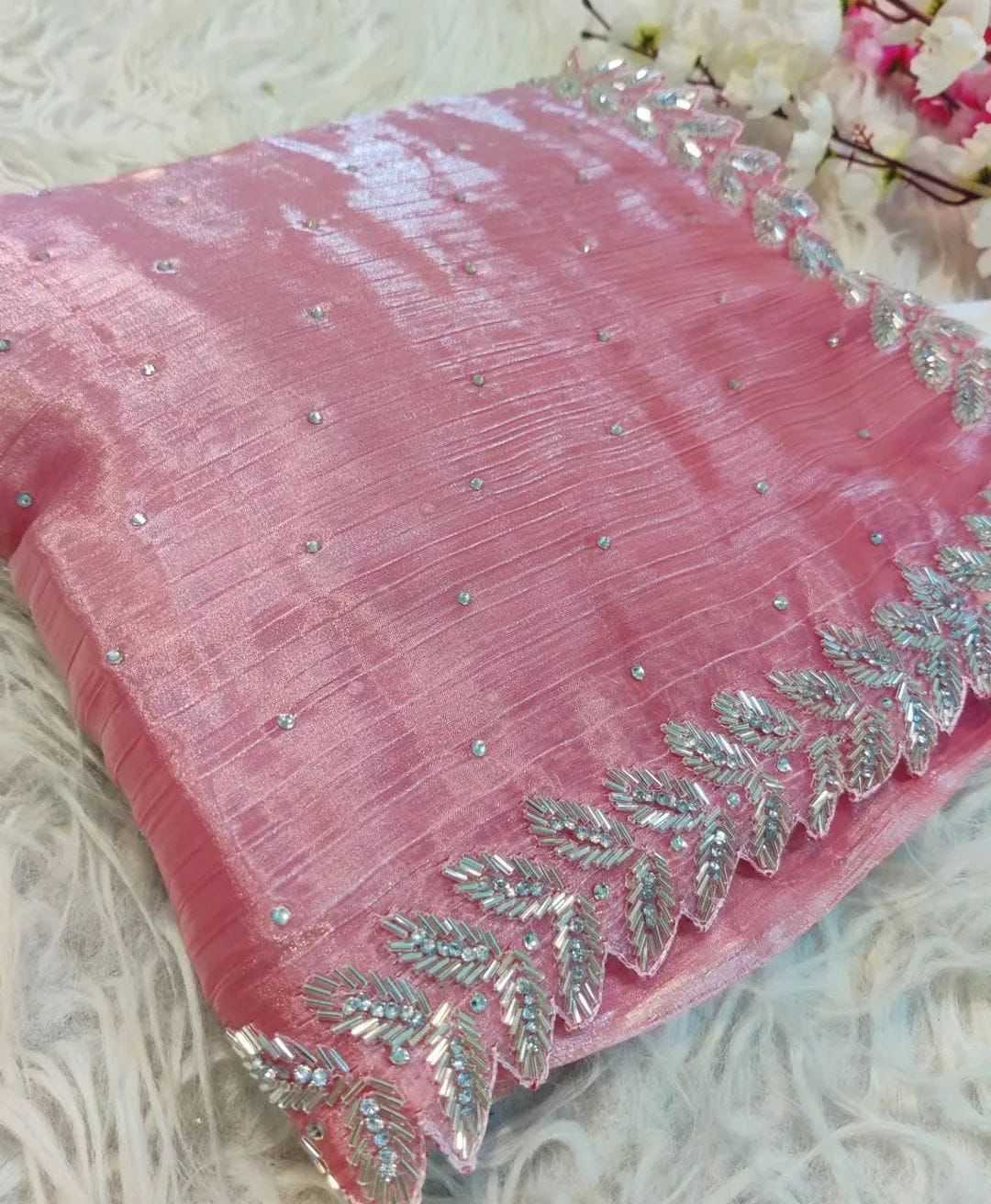 YNF JIMMY CHOO RIN126 JHT25 SAREE WHOLESALE JIMMY CHOO HAND WORK DESIGNER SAREE MANUFACTURER