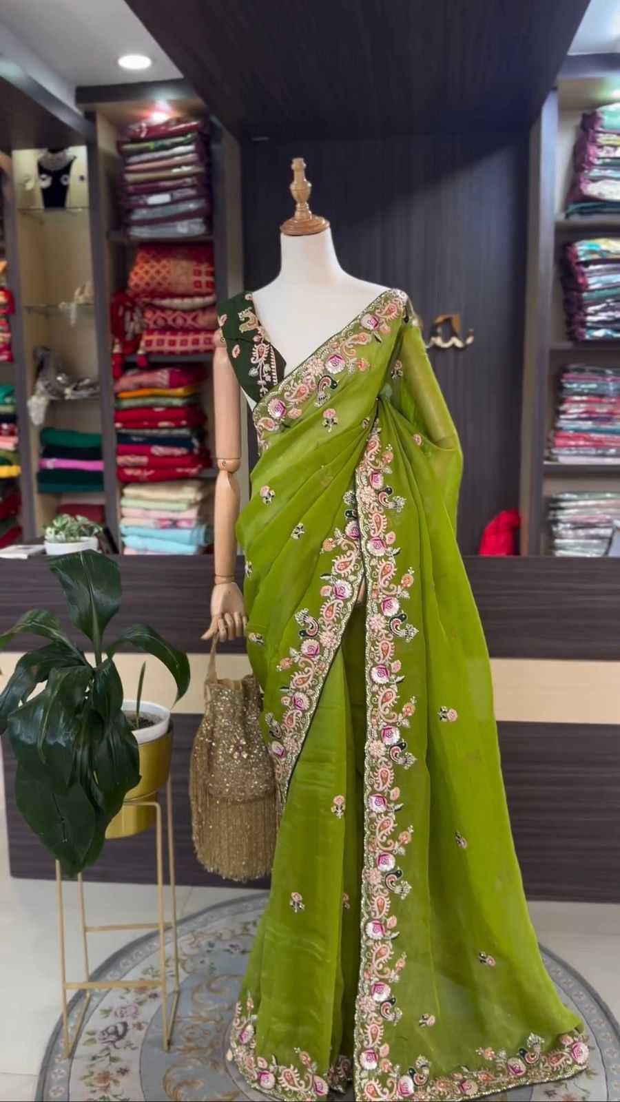 YNF JIMMY CHOO RIN126 JHT28 SAREE WHOLESALE JIMMY CHOO SEQUENCE LADIES SAREE MANUFACTURER