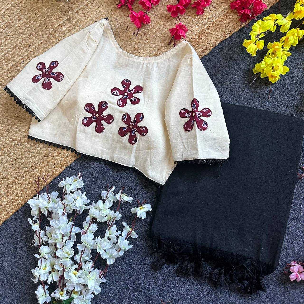 YNF KHADI COTTON KESH405 BEA02 READYMADE BLOUSES WHOLESALE DESIGNER PRINTED COTTON READYMADE BLOUSES MANUFACTURER