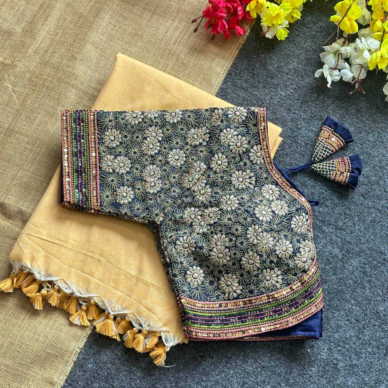 Ynf Khadi Cotton KESH405 BEA09 Readymade Blouses Wholesale Blouse Designer Blouse Cotton Blouse Manufacturer