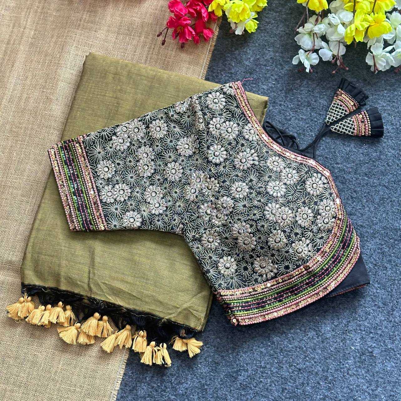 Ynf Khadi Cotton KESH405 BEA09 Readymade Blouses Wholesale Blouse Designer Blouse Cotton Blouse Manufacturer