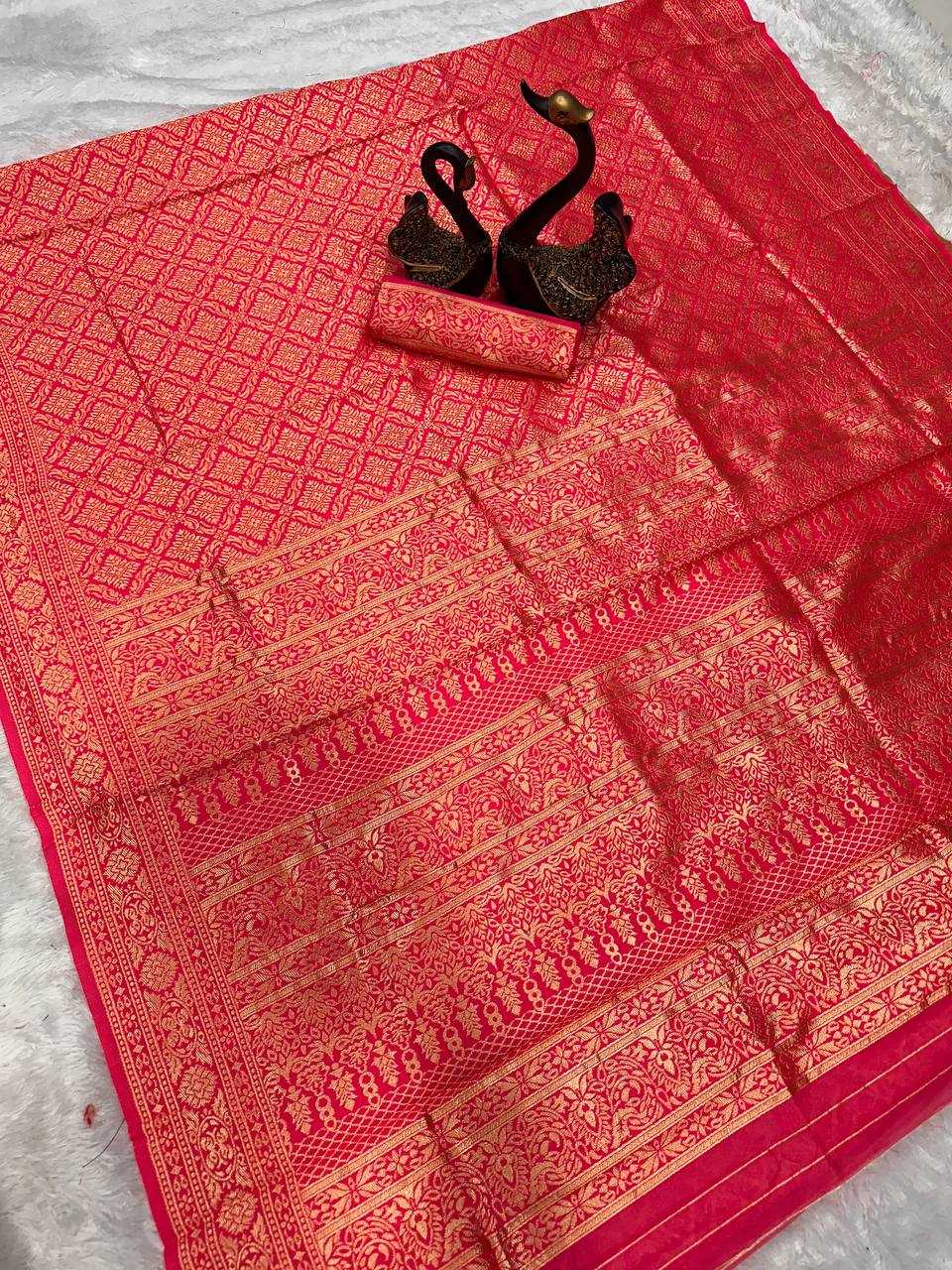 YNF LICHI SILK RIN179 786 SAREES WHOLESALE DESIGNER RED SILK SAREES MANUFACTURER