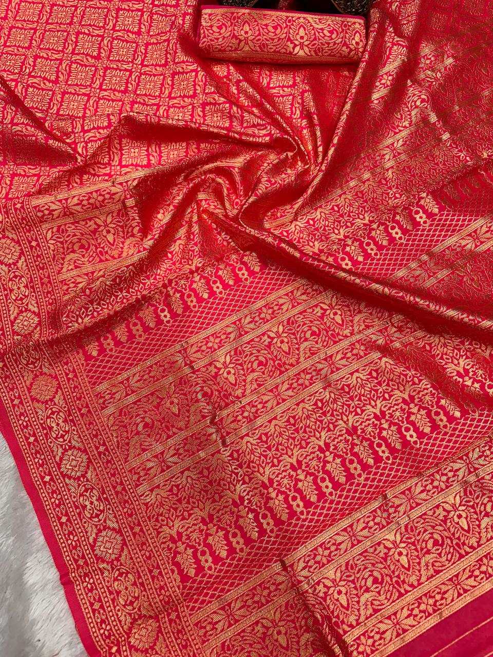 YNF LICHI SILK RIN179 786 SAREES WHOLESALE DESIGNER RED SILK SAREES MANUFACTURER