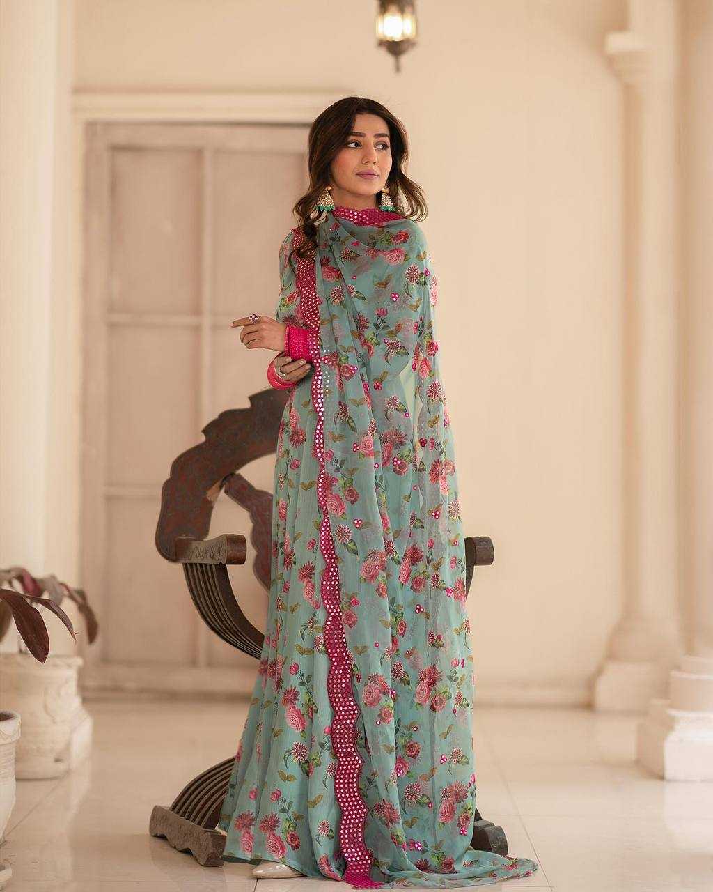 YNF LINEN KESH408 6012 SUIT WHOLESALE DESIGNER PARTY WEAR LADIES SUIT MANUFACTURER