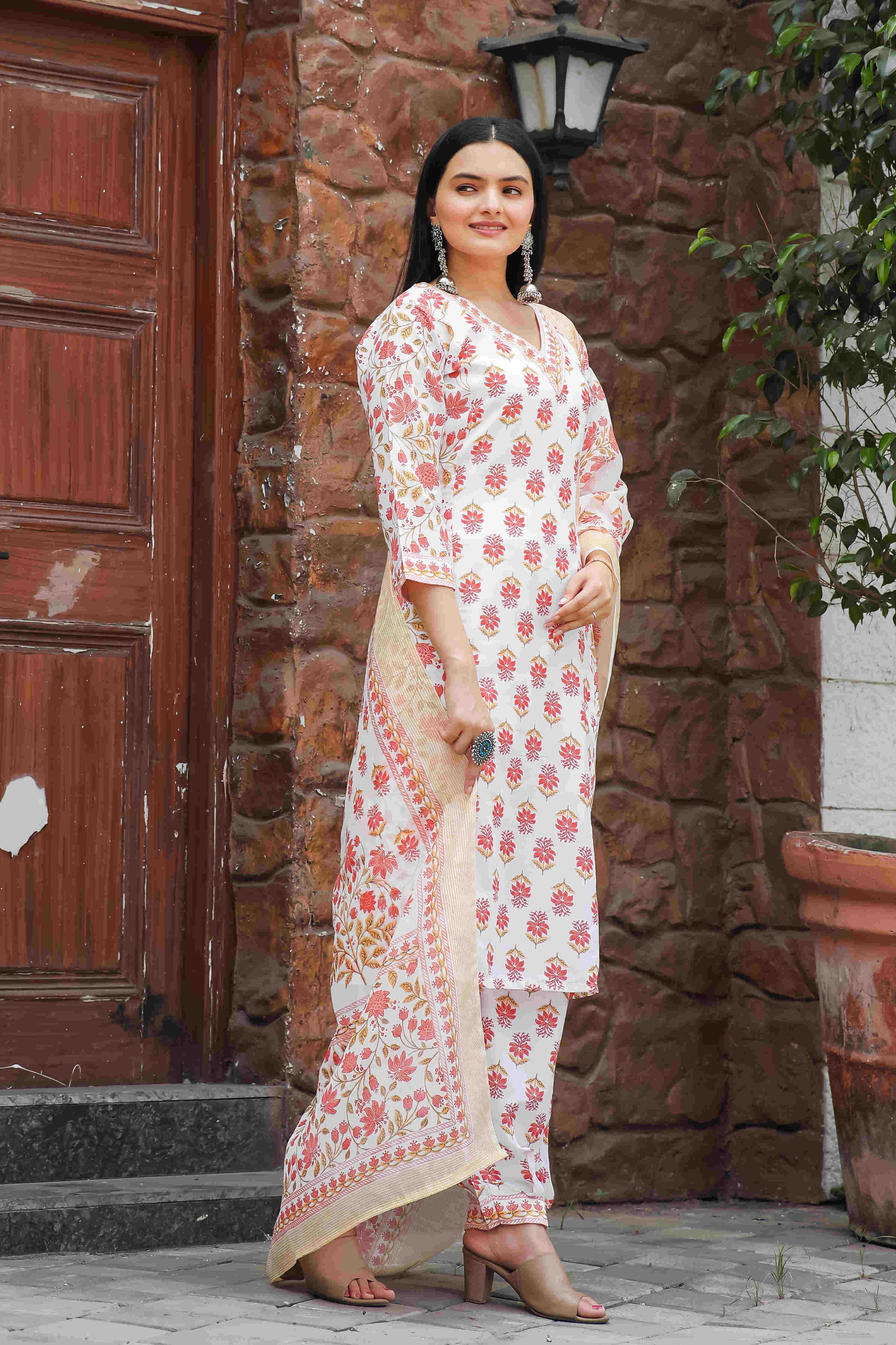 Ynf Muslin Cotton RIN153 1004 Suits & Dresses Wholesale Ladies Suits Dresses Cotton Dresses Manufacturer