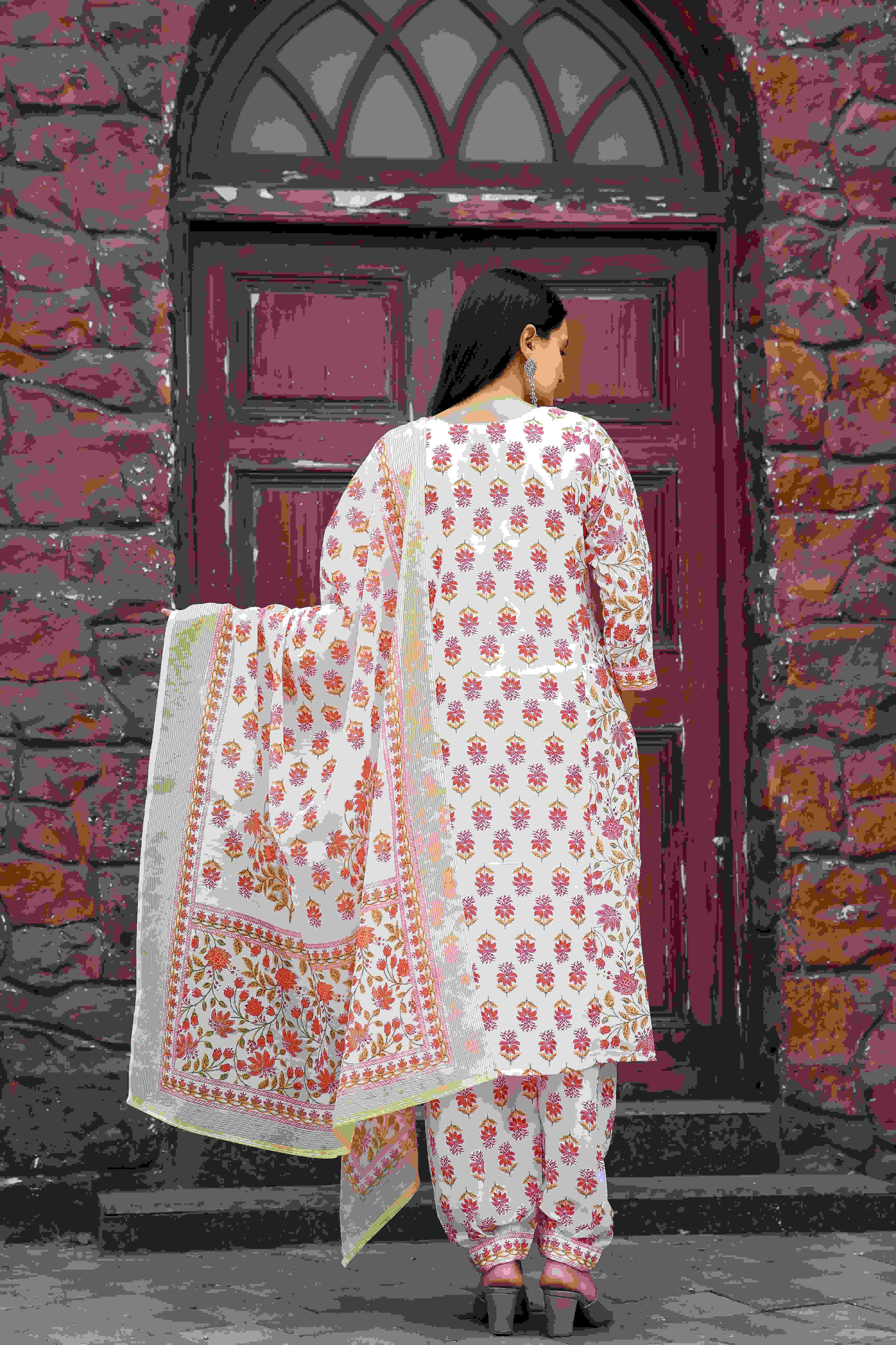 Ynf Muslin Cotton RIN153 1004 Suits & Dresses Wholesale Ladies Suits Dresses Cotton Dresses Manufacturer