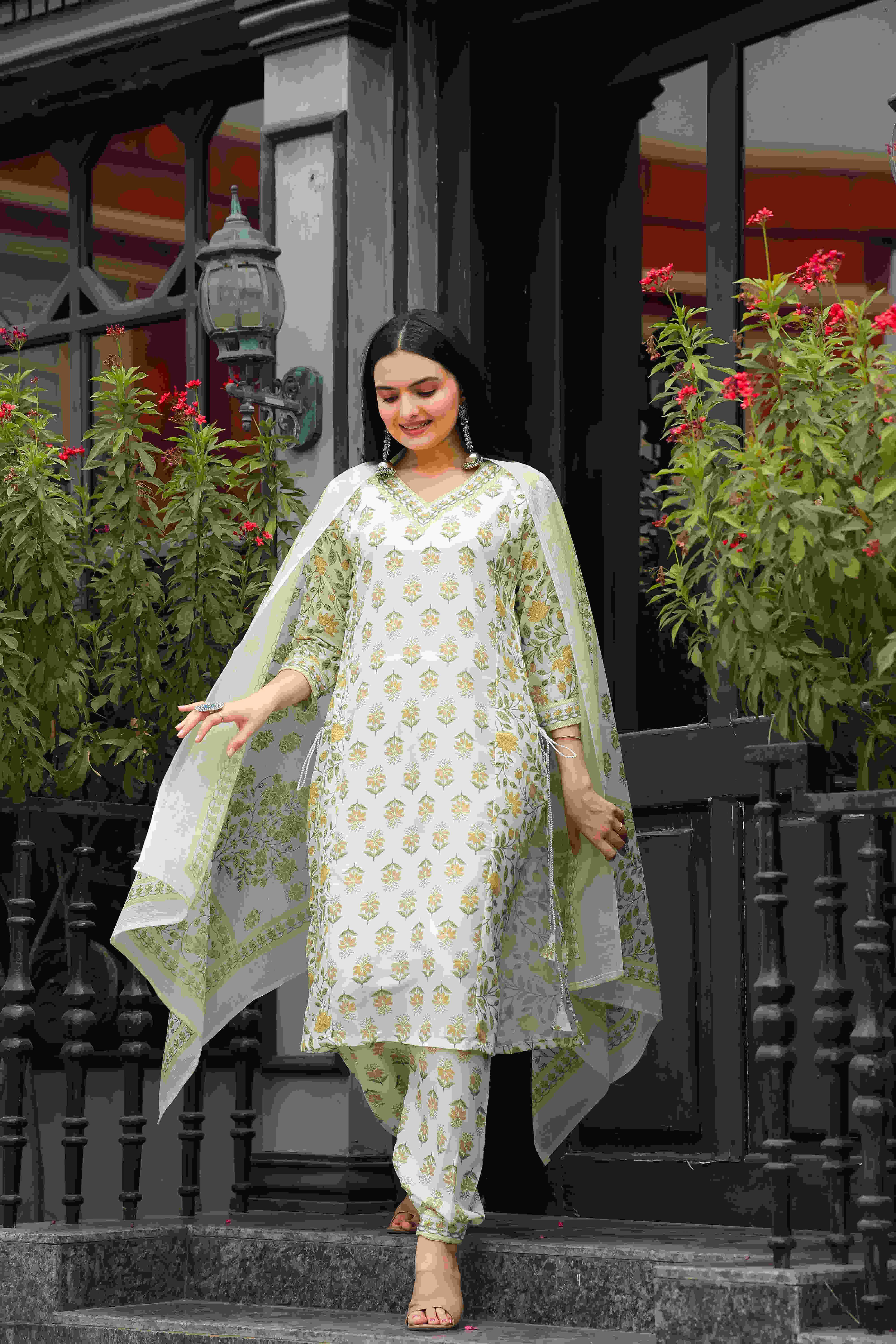 Ynf Muslin Cotton RIN153 1004 Suits & Dresses Wholesale Ladies Suits Dresses Cotton Dresses Manufacturer