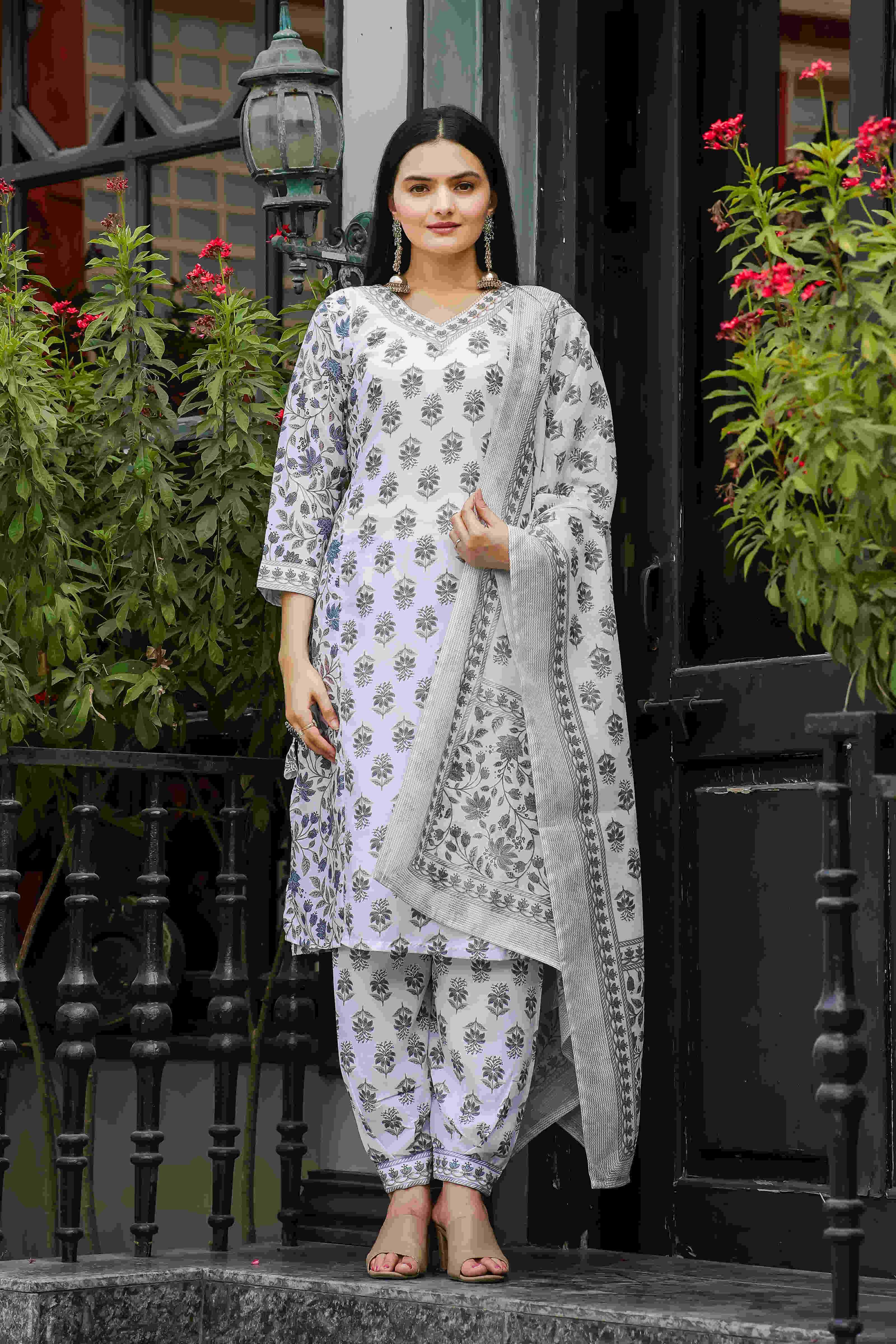 Ynf Muslin Cotton RIN153 1004 Suits & Dresses Wholesale Ladies Suits Dresses Cotton Dresses Manufacturer