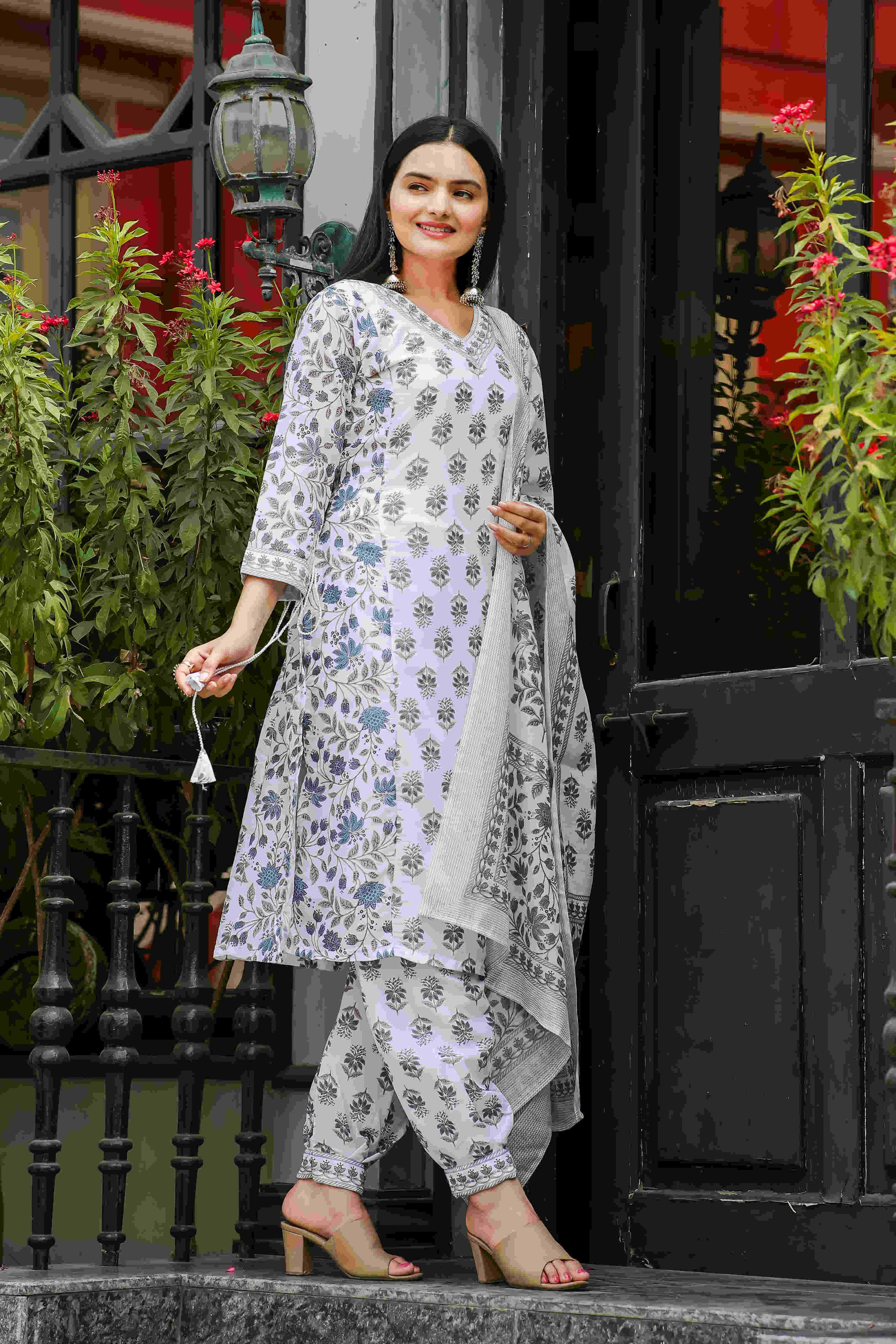 Ynf Muslin Cotton RIN153 1004 Suits & Dresses Wholesale Ladies Suits Dresses Cotton Dresses Manufacturer