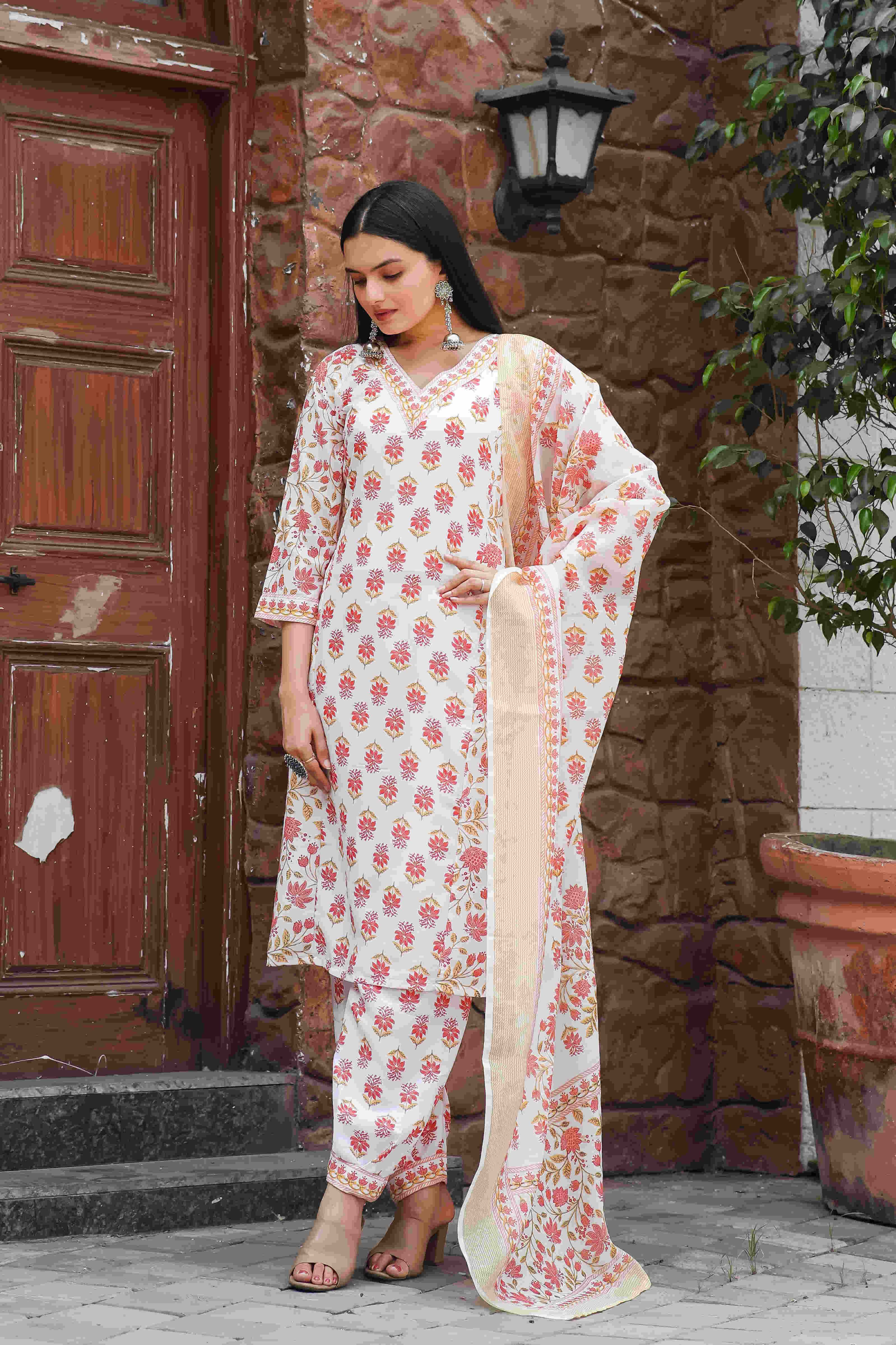 Ynf Muslin Cotton RIN153 1004 Suits & Dresses Wholesale Ladies Suits Dresses Cotton Dresses Manufacturer