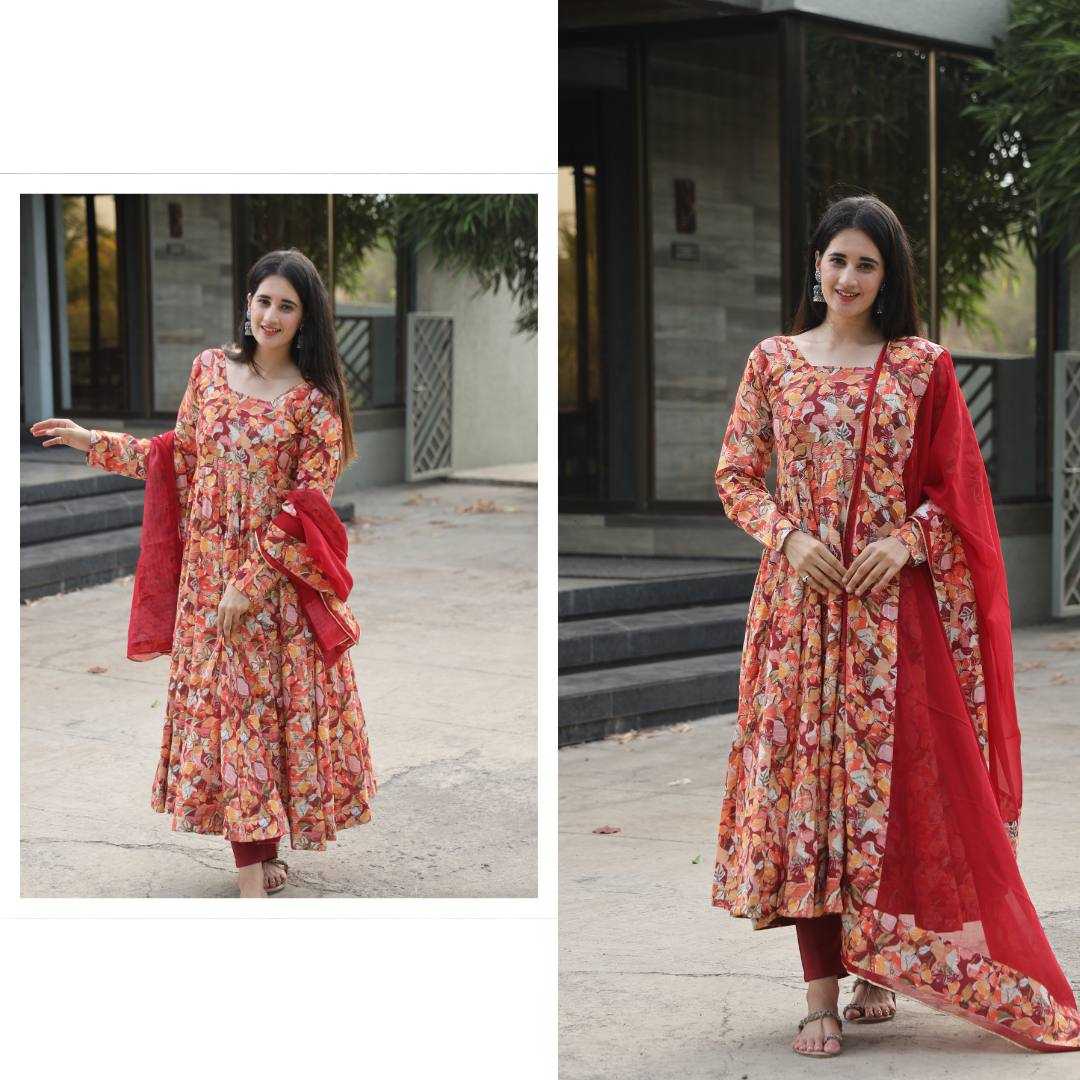 YNF MUSLIN KESH408 6029 SUIT WHOLESALE EMBROIDERED DESIGNER PRINTED SUIT MANUFACTURER