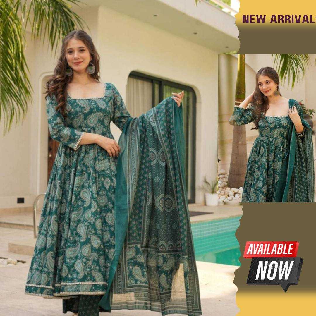 YNF MUSLIN KESH408 6043 SUIT WHOLESALE EMBROIDERED DESIGNER PRINTED SUIT MANUFACTURER