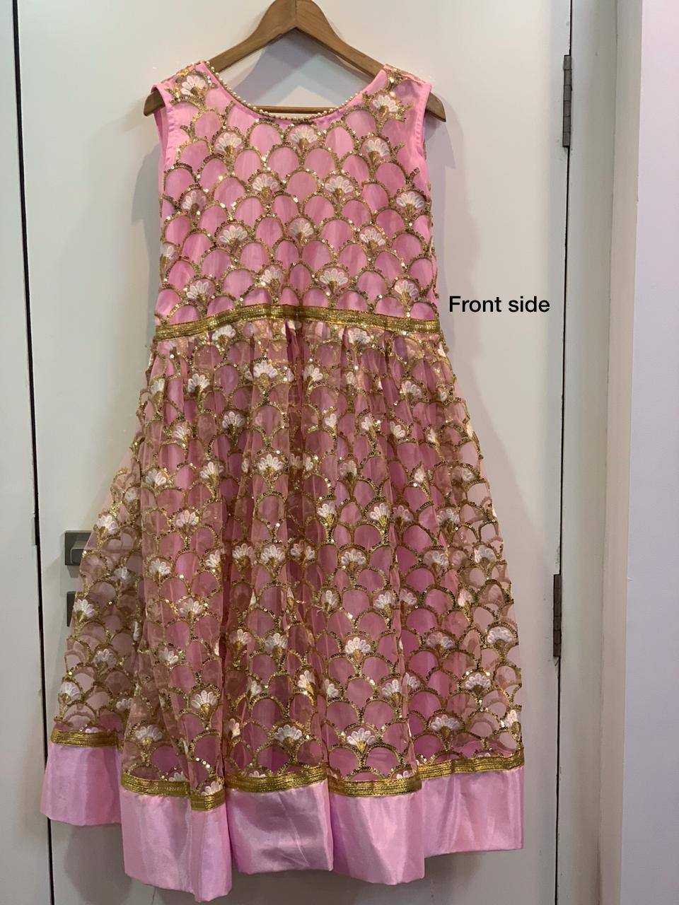 YNF NET KESH270 150 KURTI WHOLESALE FANCY ANARKALI PINK KURTI MANUFACTURER