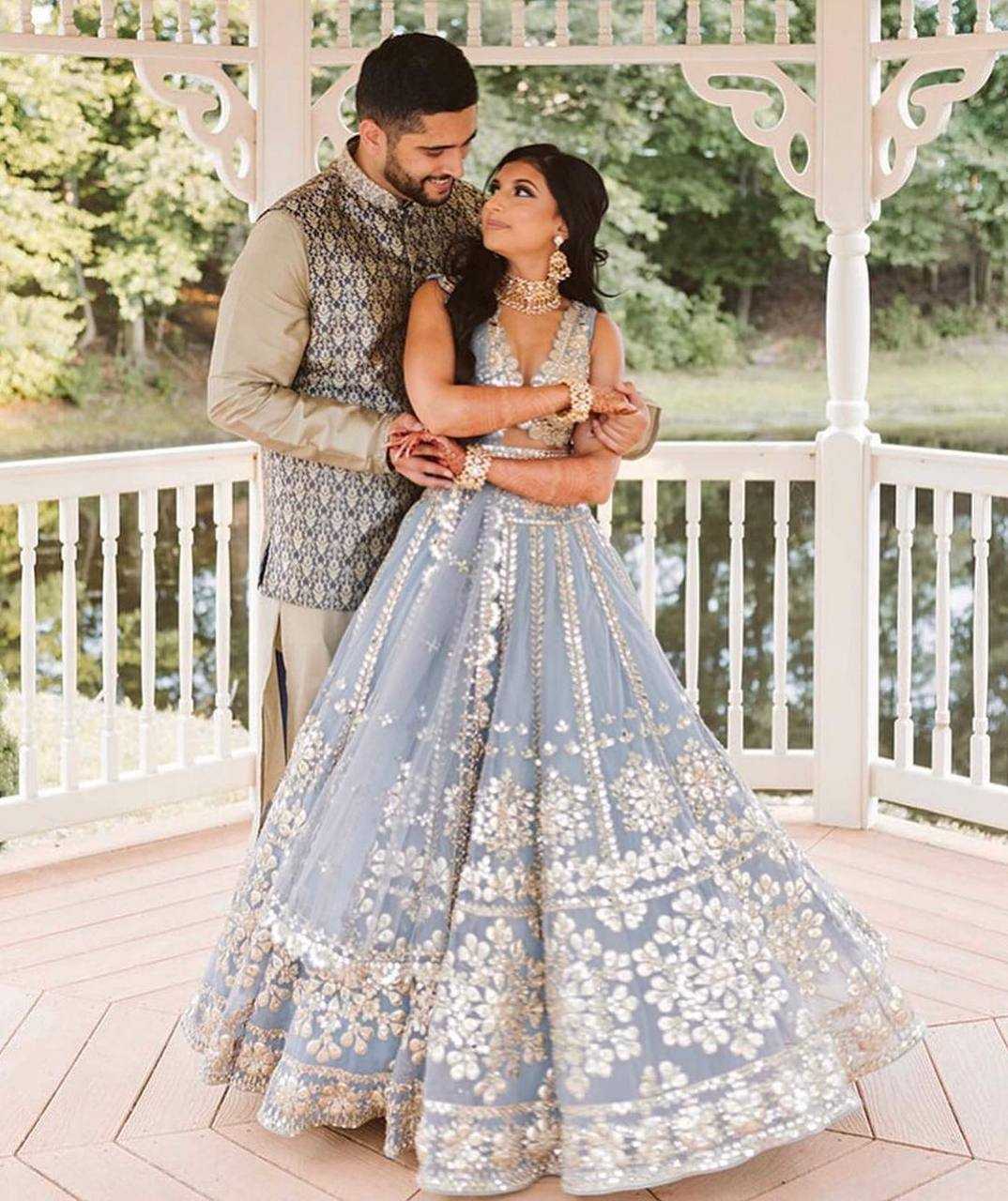 YNF NET KESH270 37 LEHENGA WHOLESALE WEDDING NET GOTA PATTI LEHENGA MANUFACTURER