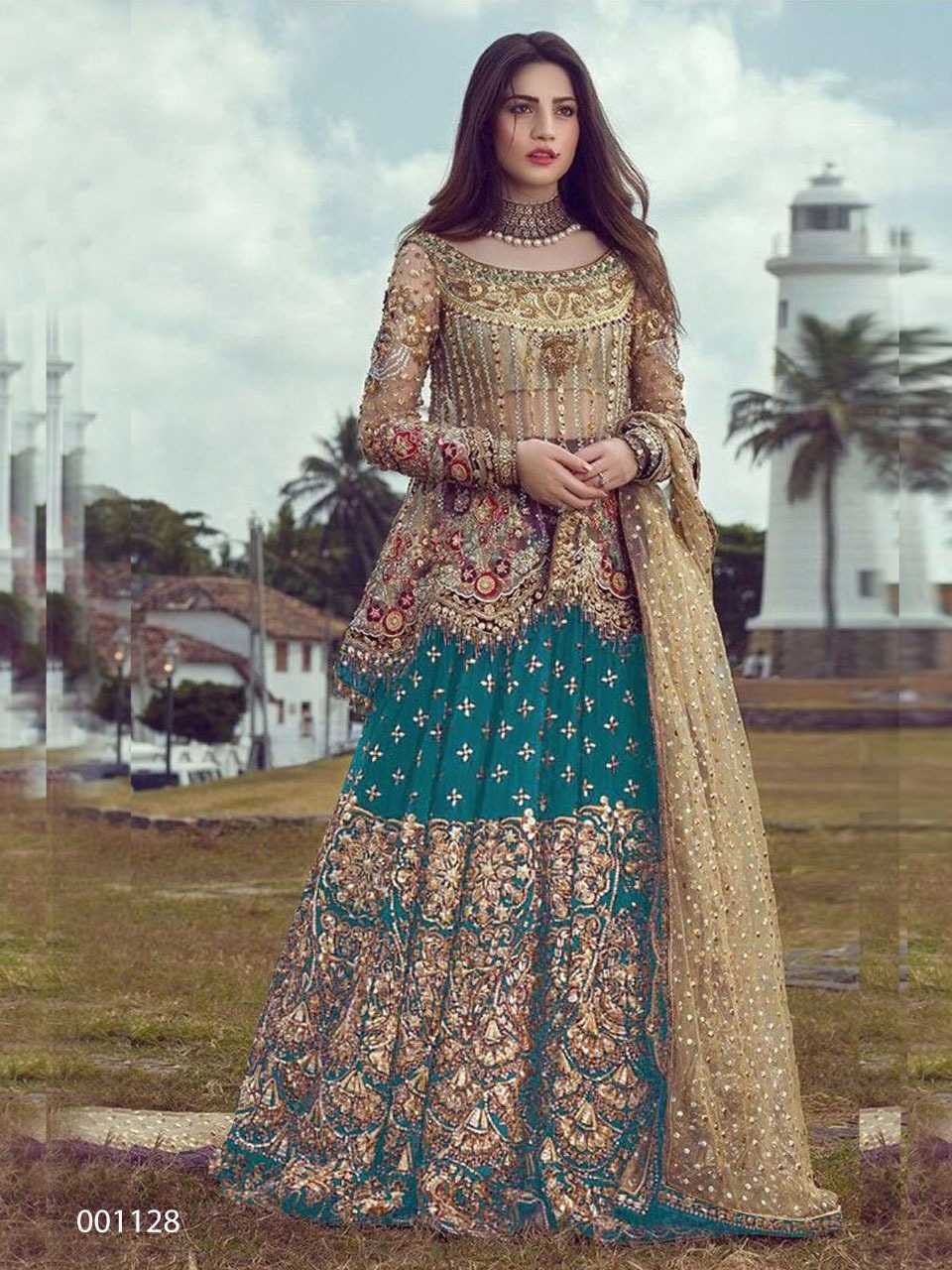 Ynf Net KESH379 1128 Suits & Dresses Wholesale Embroidery Suits Semi Stitched Suits Net Suit Manufacturer