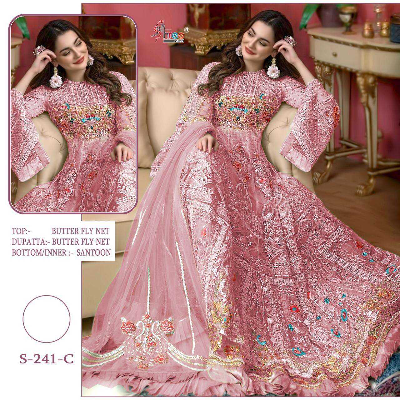 Ynf Net KESH379 241 Suits & Dresses Wholesale Embroidery Suits Semi Stitched Suits Net Suit Manufacturer