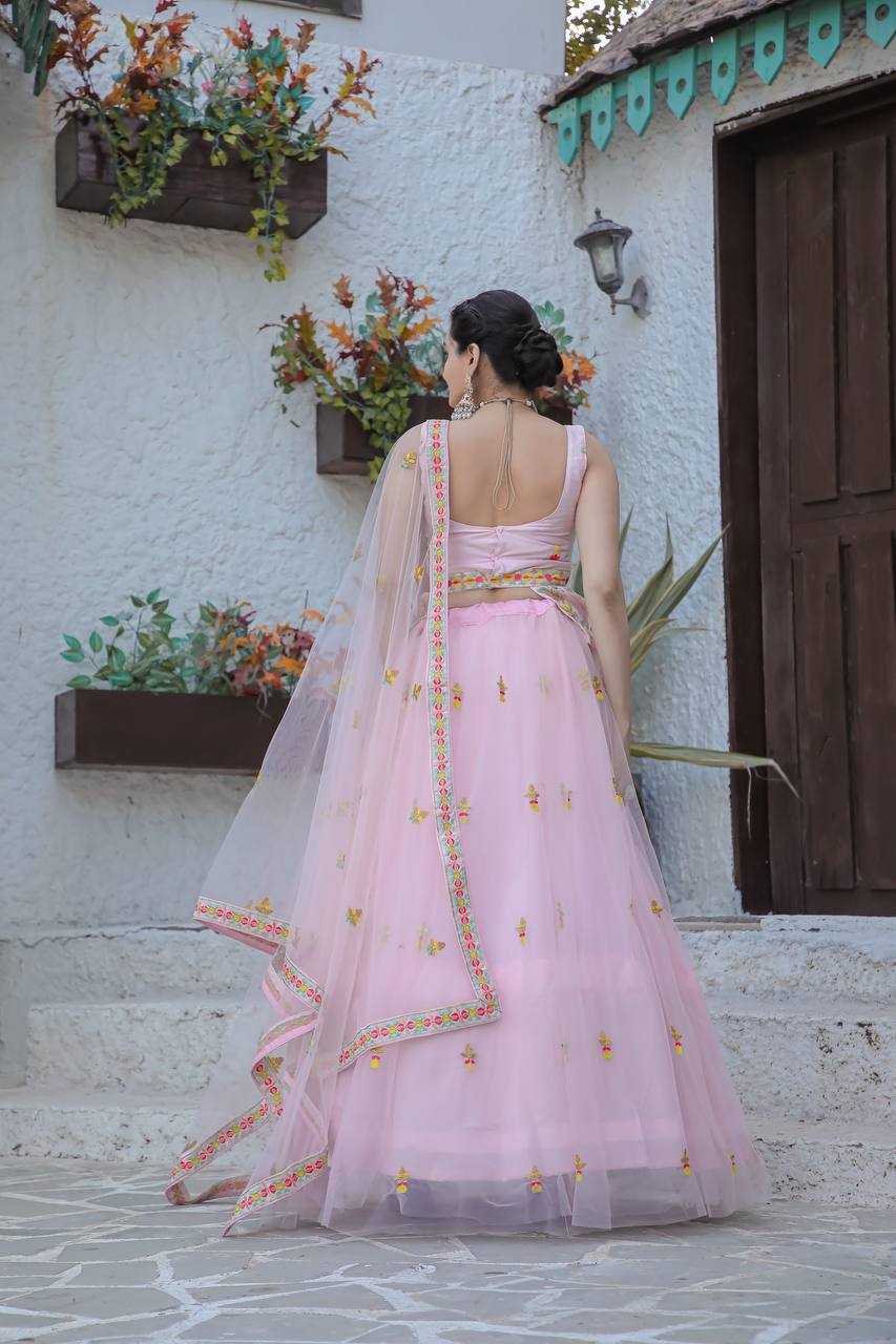 YNF NET LEHENGA KESH270 282 CANCAN LEHENGA WHOLESALE SEQUINS LEHENGA MANUFACTURER 