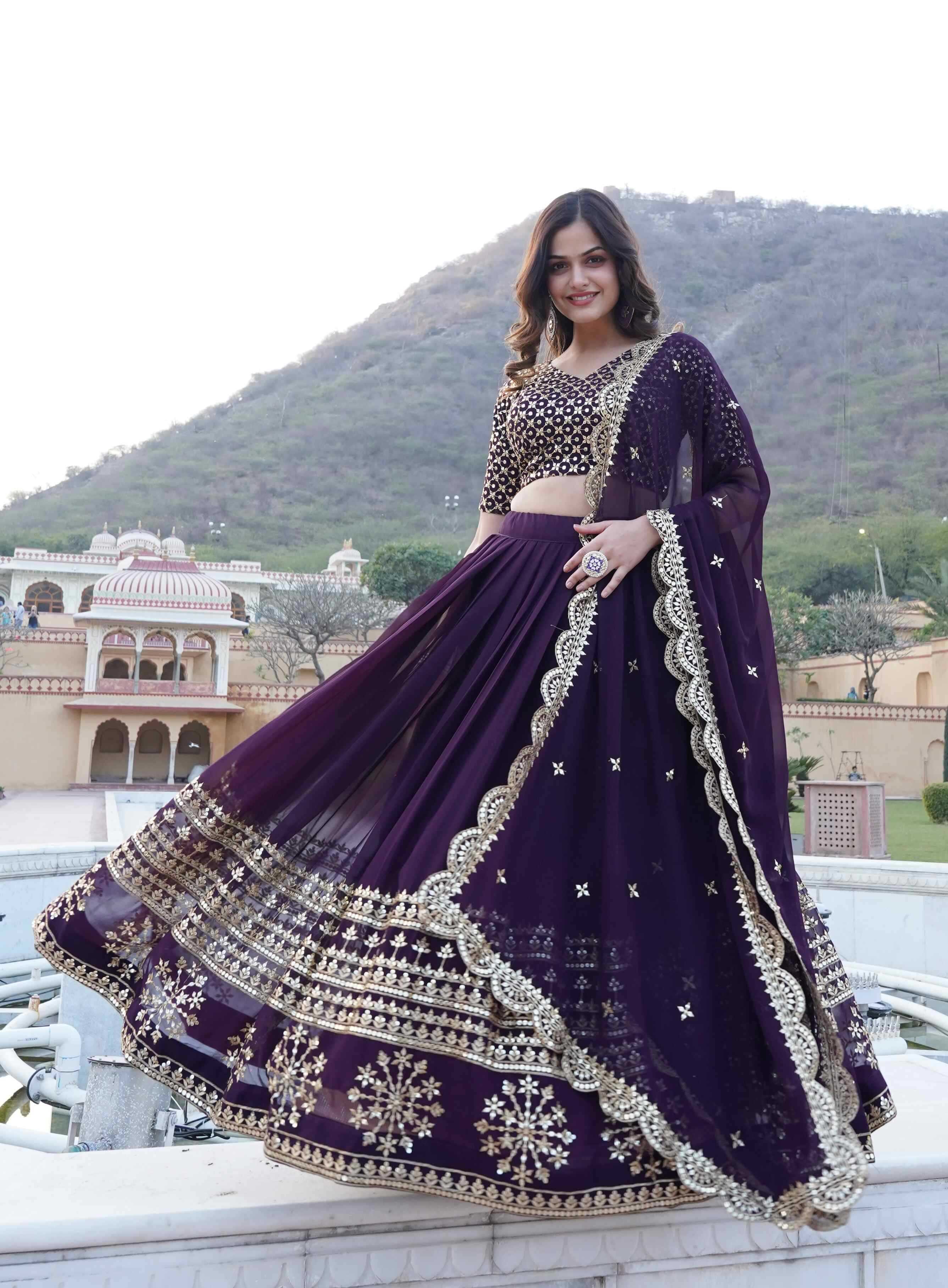 Ynf Organza KESH132 7094 Lehengas Wholesale Designer Lehenga Printed Lehenga Golden Lehenga Manufacturer