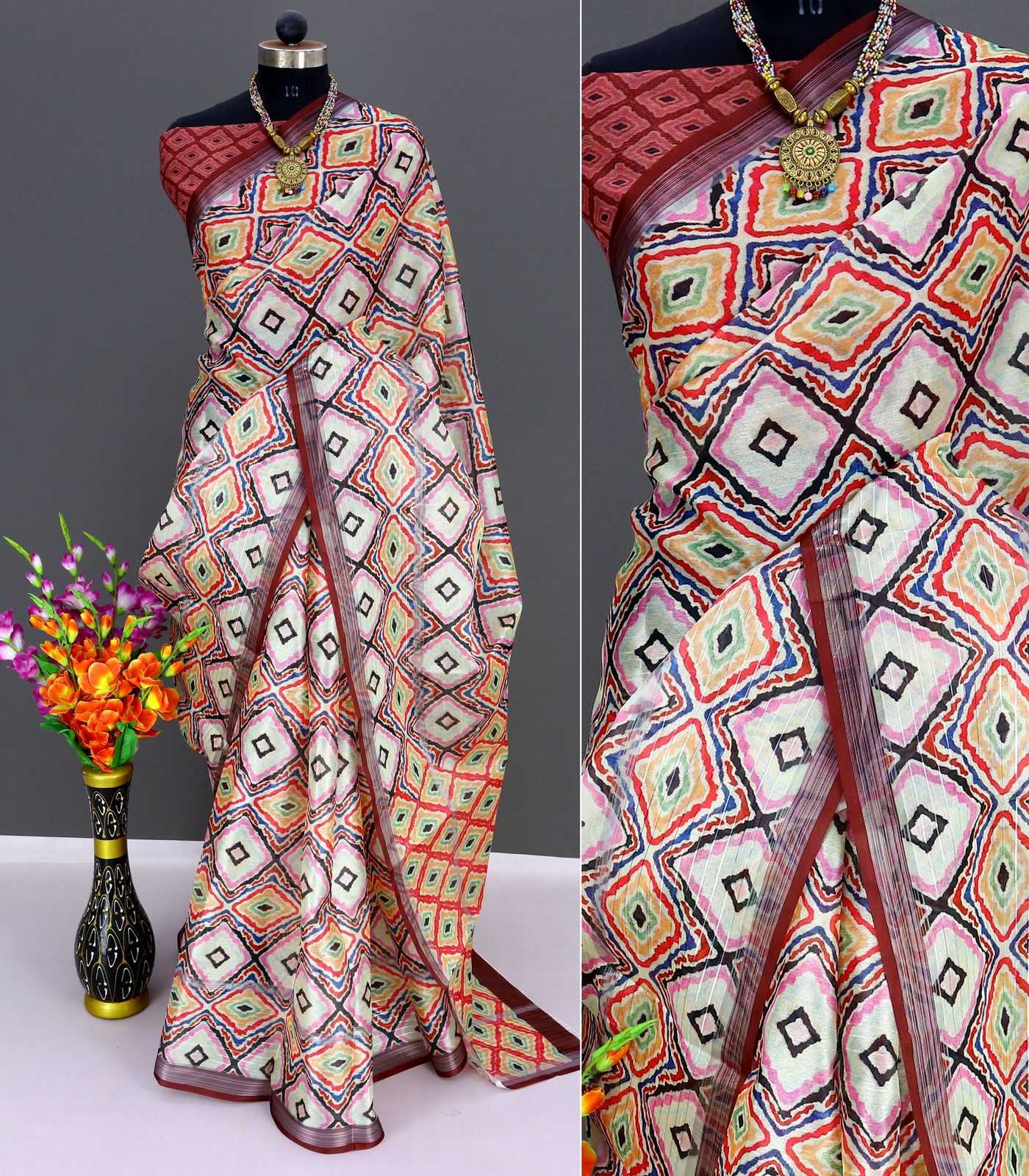 Ynf Organza KESH287 JCS07 Sarees Wholesale Organza Sarees Fancy Sarees Zari Sarees Manufacturer