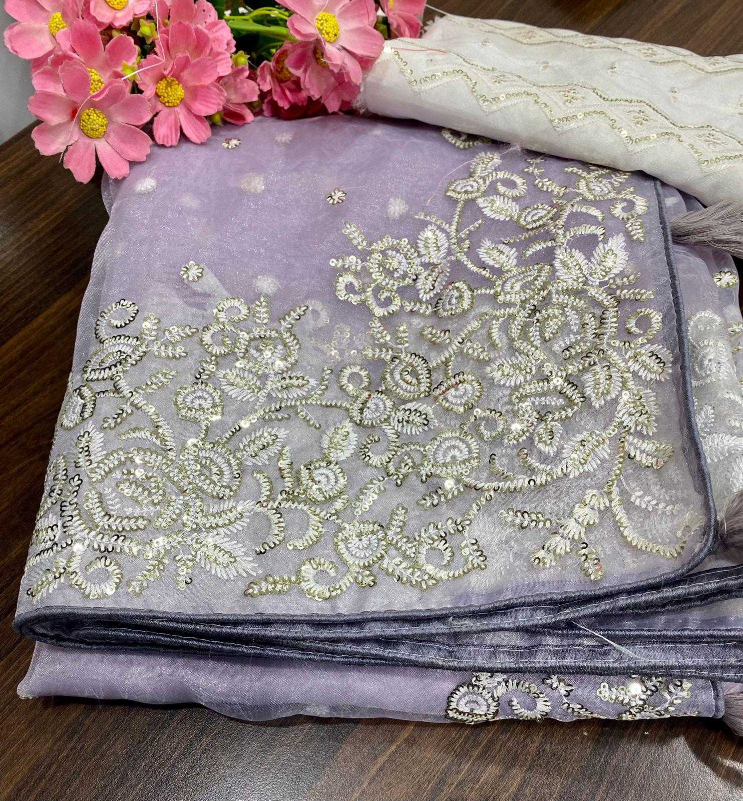 Ynf Organza RIN164 RRS113 Sarees Wholesale Designer Sarees Fancy Sarees Embroidered Sarees Manufacturer