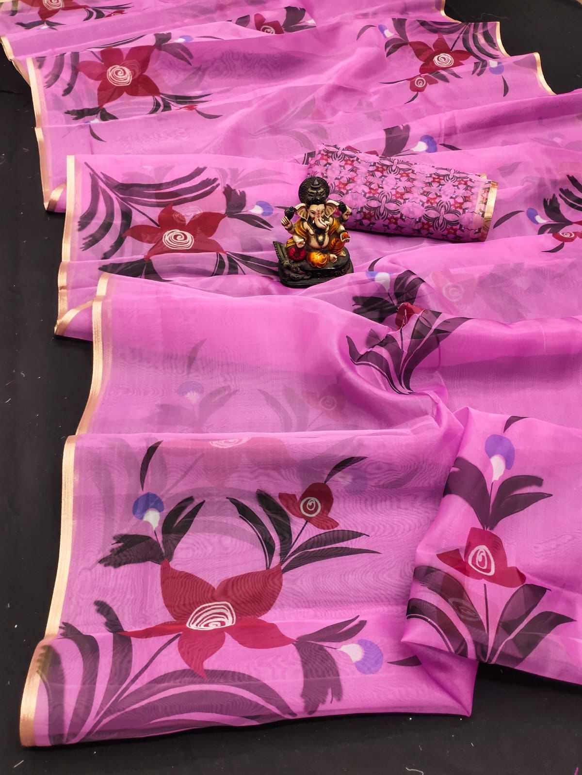 YNF ORGANZA SILK RIN183 VRINDA SILK SAREE WHOLESALE SUBCATPGERY SILK SAREE MANUFACTURER