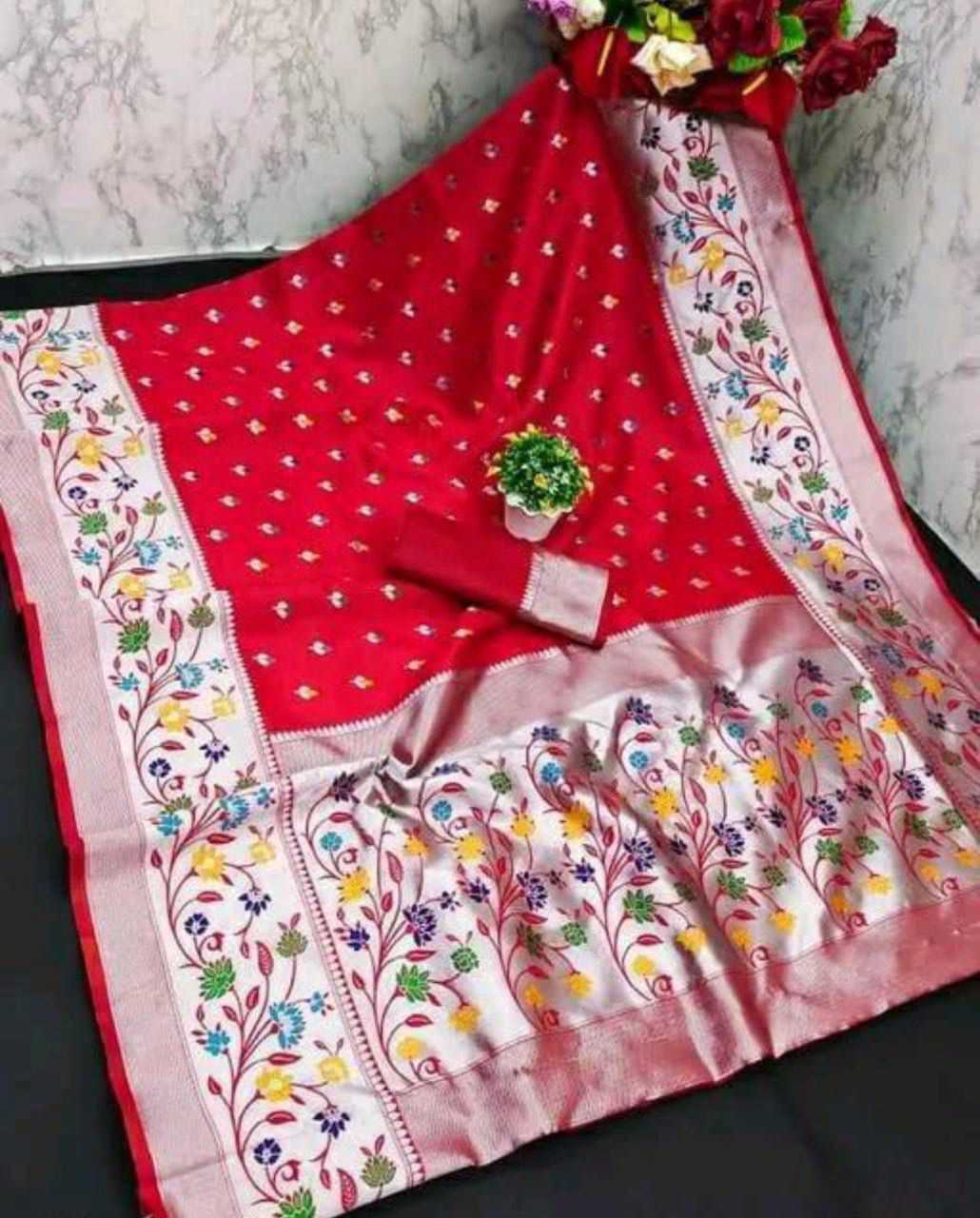 Ynf Paithani Silk RIN138 774 Sarees Wholesale Indian Sarees Silk Sarees Sarees With Blouse Manufacturer