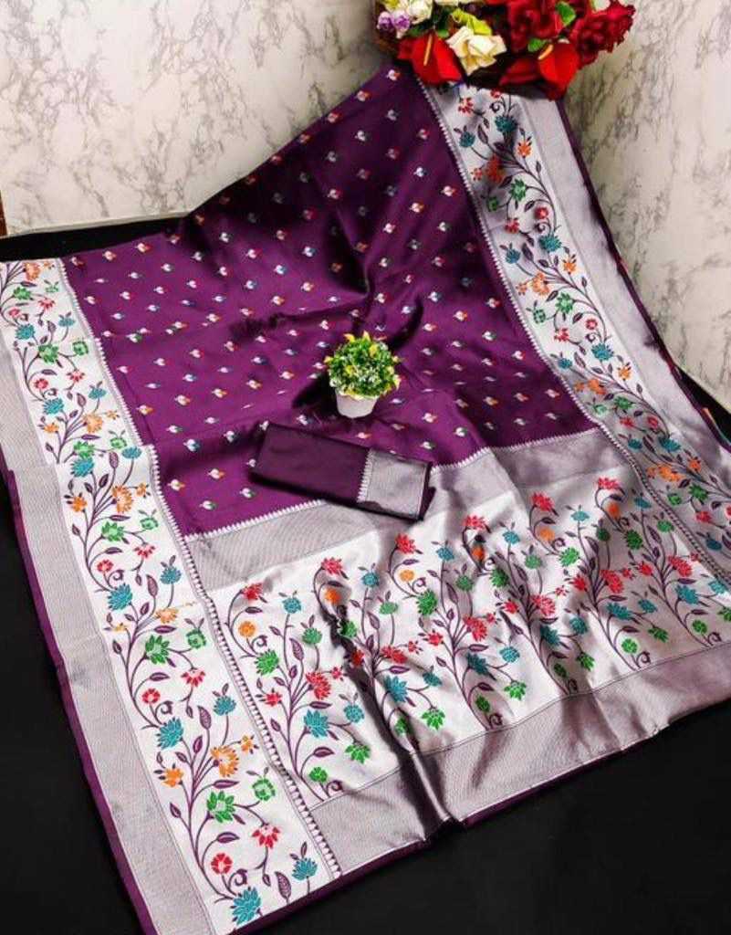 Ynf Paithani Silk RIN138 774 Sarees Wholesale Indian Sarees Silk Sarees Sarees With Blouse Manufacturer