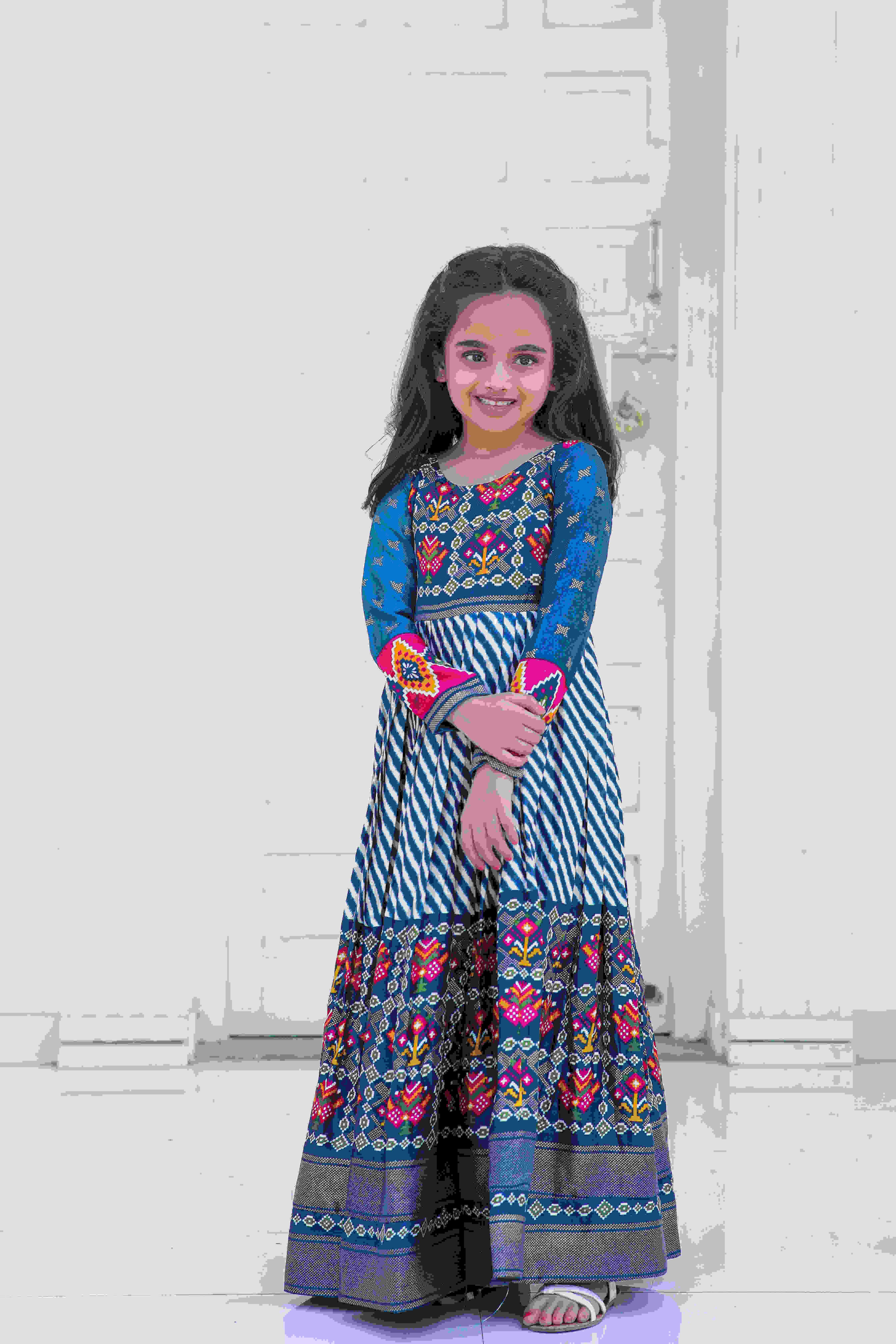 Ynf Pashmina KESH215 1014 Kids Wear Wholesale Kids Gown Kids Ethnic Gowns Baby Girl Lehenga Manufacturer