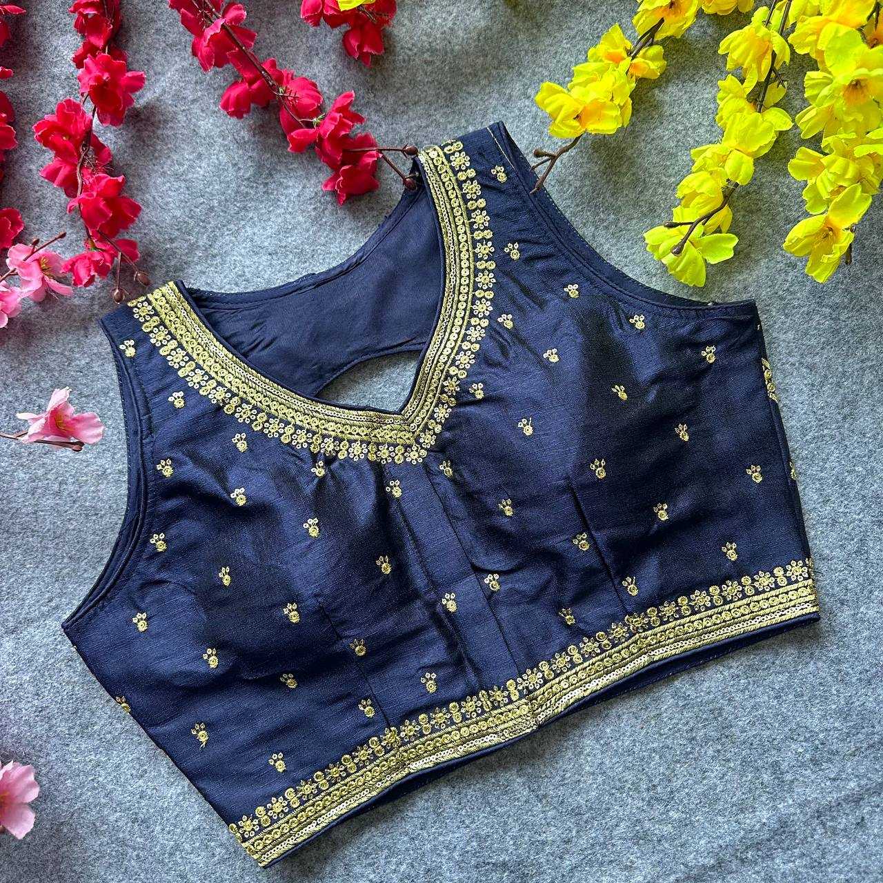 Ynf Phantom Silk KESH405 BEA29 Readymade Blouses Wholesale Designer Blouse Embroidered Blouses Party Wear Blouse Manufacturer