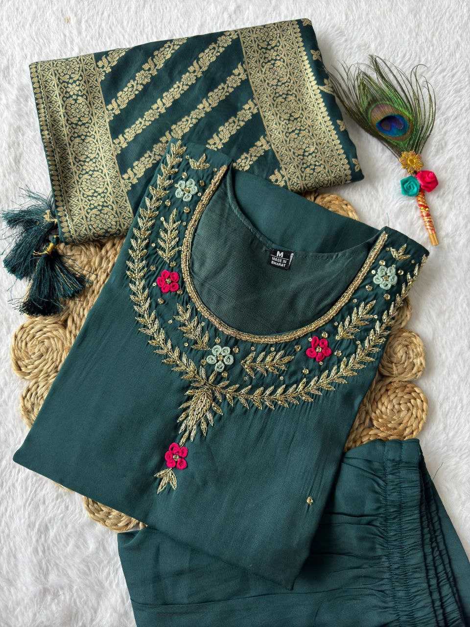 YNF PREMIUM ROMAN SILK KESH137 352 SUITS & DRESSES WHOLESALE SILK LONG KURTI PARTY WEAR SUITS MANUFACTURER