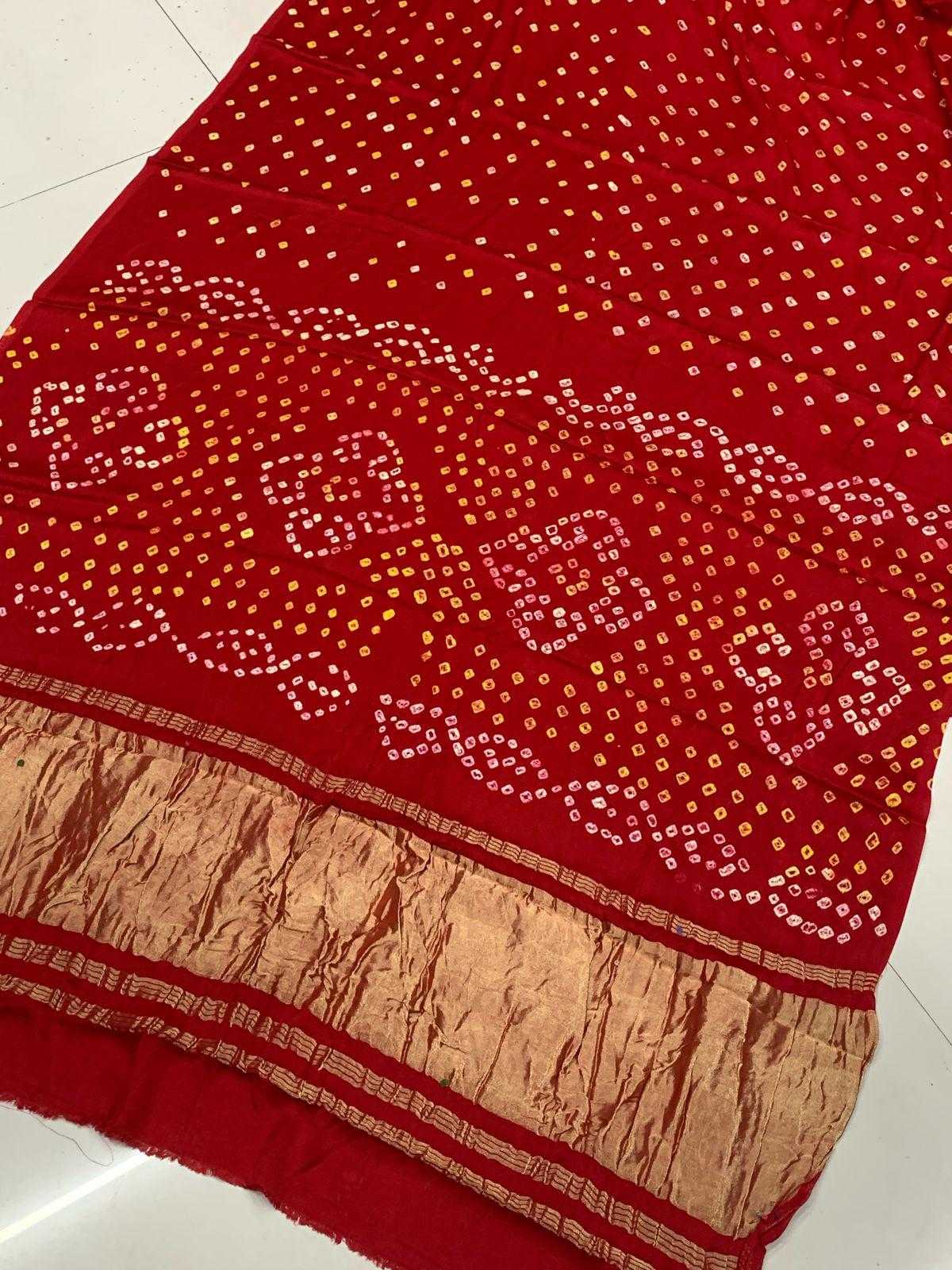 Ynf Pure Bandhej KESH155 Gaji Silk Sarees Wholesale Designer Sarees Bandhani Bandhej Sarees Silk Sarees Manufacturer