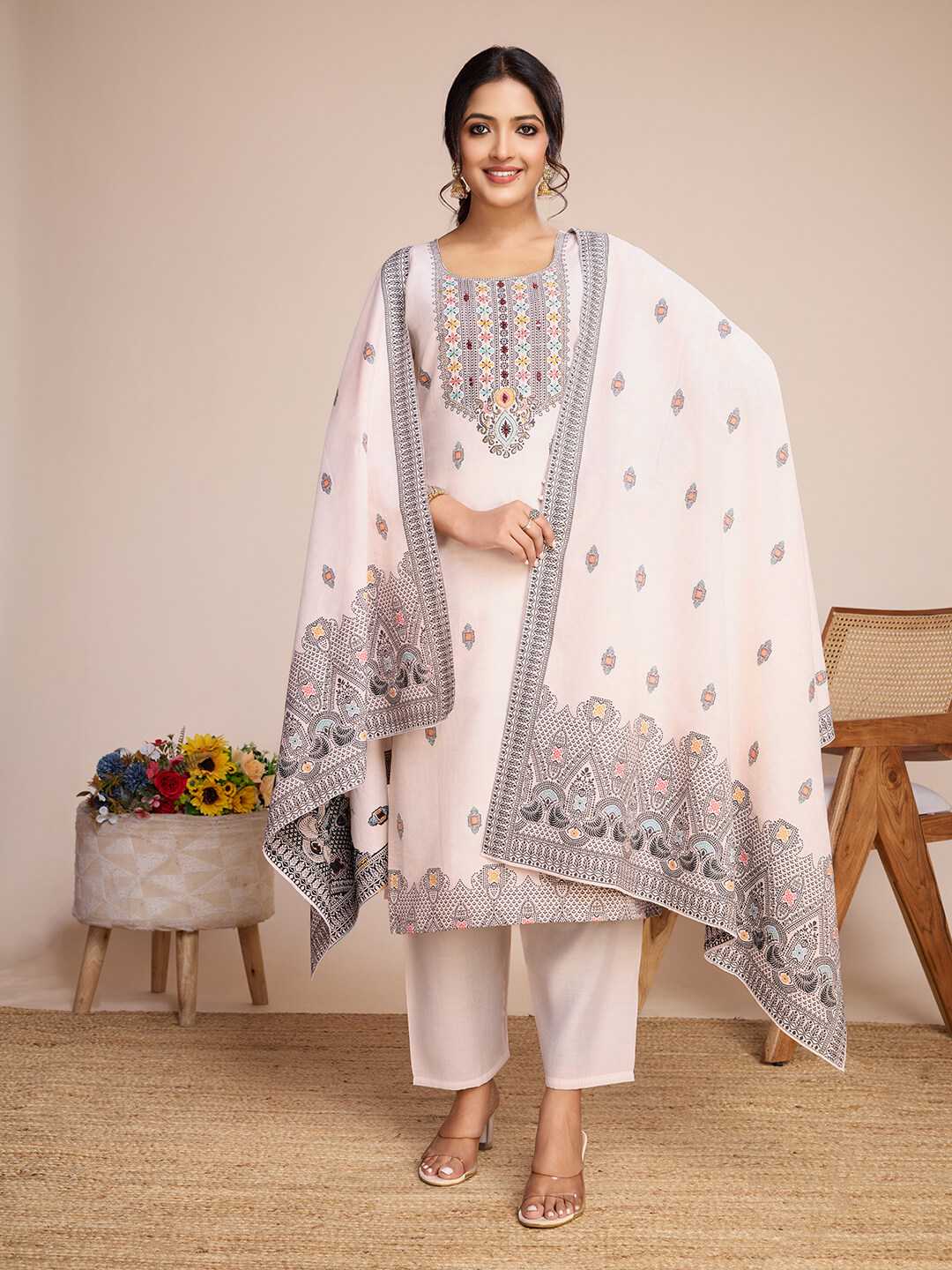 Ynf Pure Cotton RIN153 1201 Suits & Dresses Wholesale Ladies Suits Dresses Cotton Dresses Manufacturer