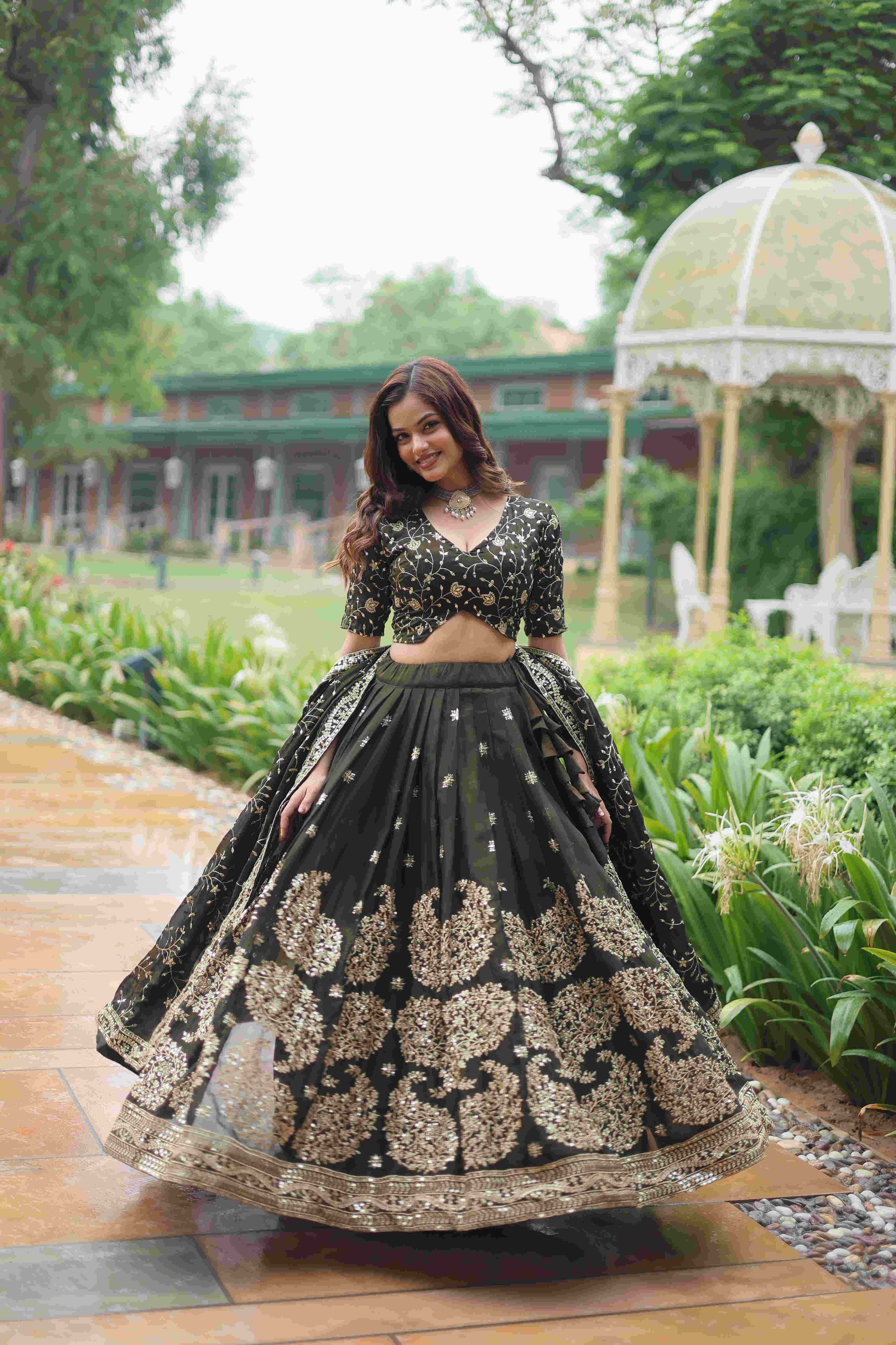 Ynf Rangoli Silk KESH215 KA-5039 Lehengas Wholesale Silk Lehenga Heavy Lehenga Sequins Lehenga Manufacturer