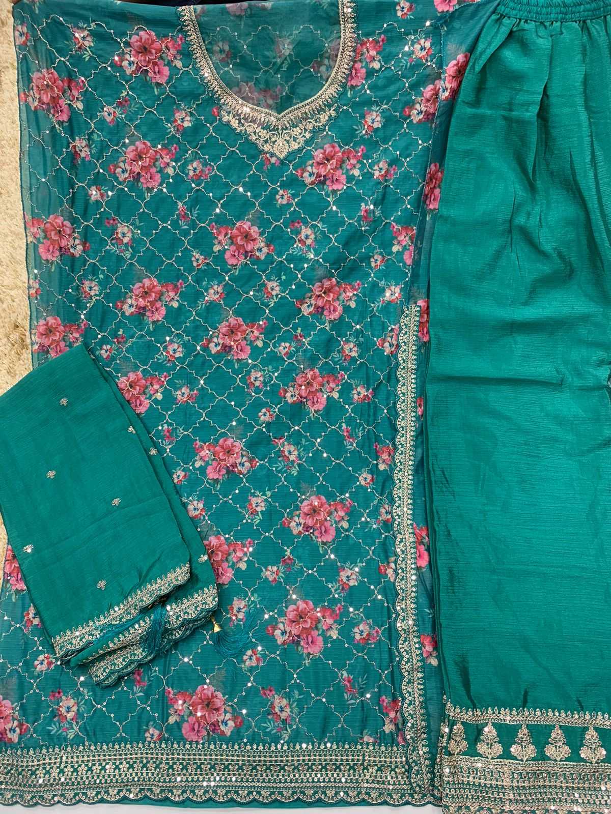 Ynf Rangoli Silk KESH379 Vippul Suits & Dresses Wholesale Ladies Suits Embroidery Suits Semi Stitched Suits Manufacturer