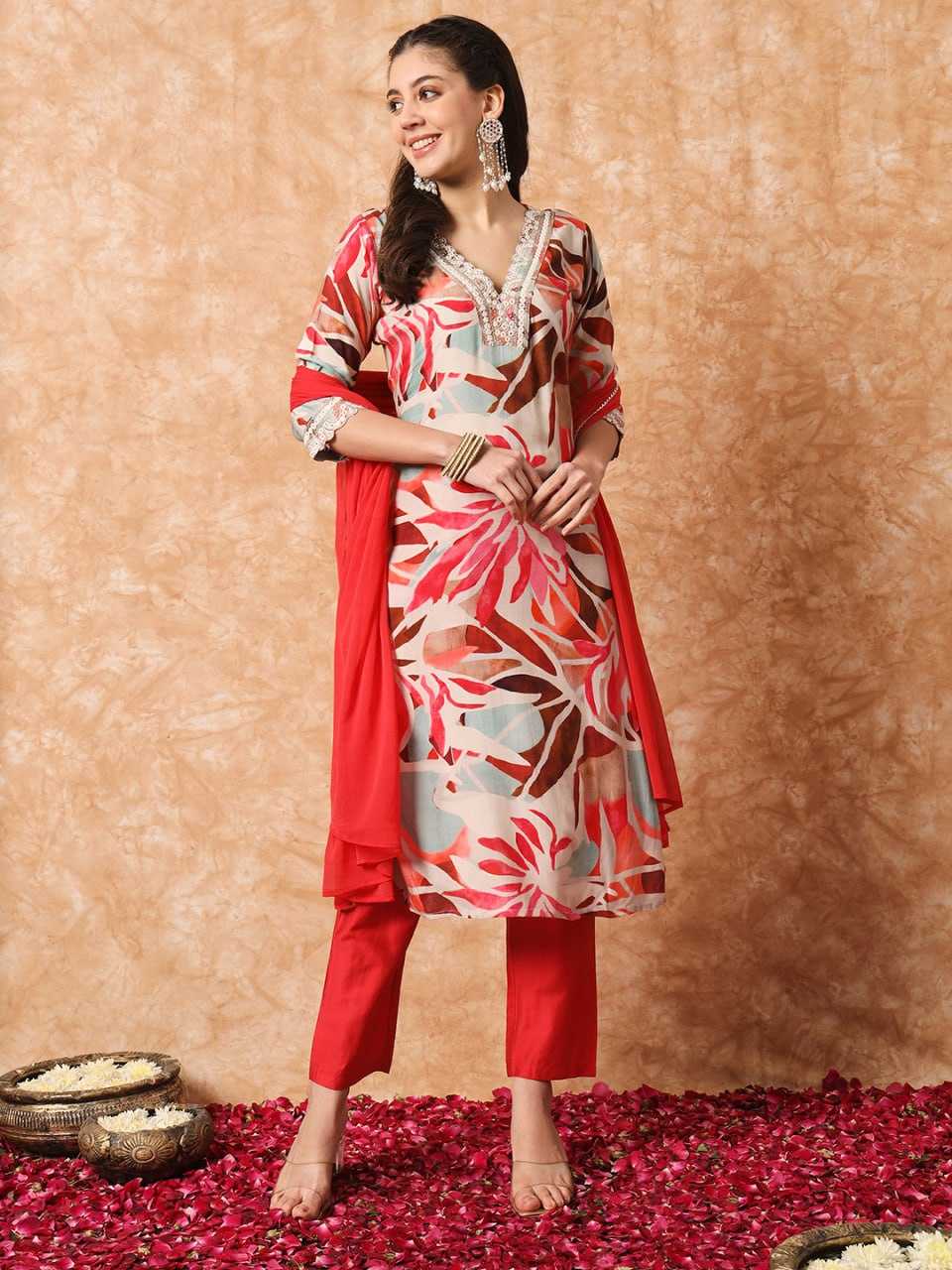 YNF RAYON KESH402 6002 KURTI WHOLESALE EMBROIDERED PRINTED RAYON KURTI MANUFACTURER