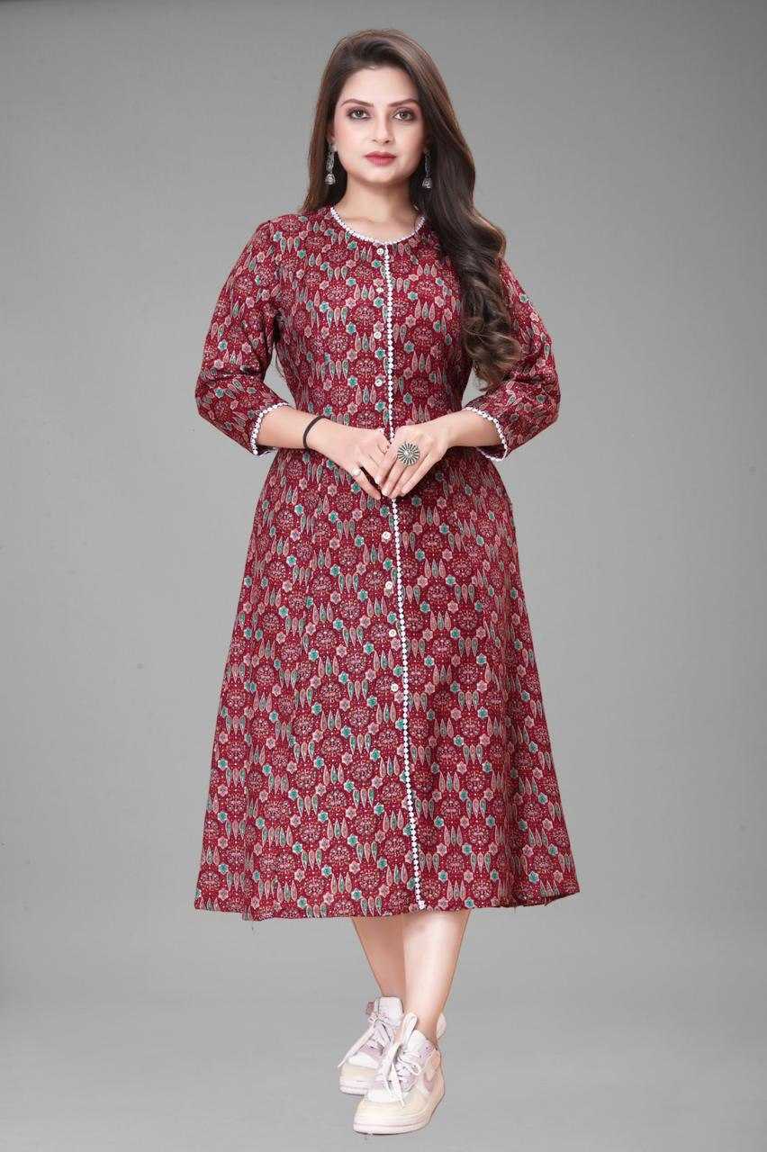 YNF RAYON KESH407 RMT09 WHOLESALE ONE PIECE DRESS WESTERN WEAR MANUFACTURER