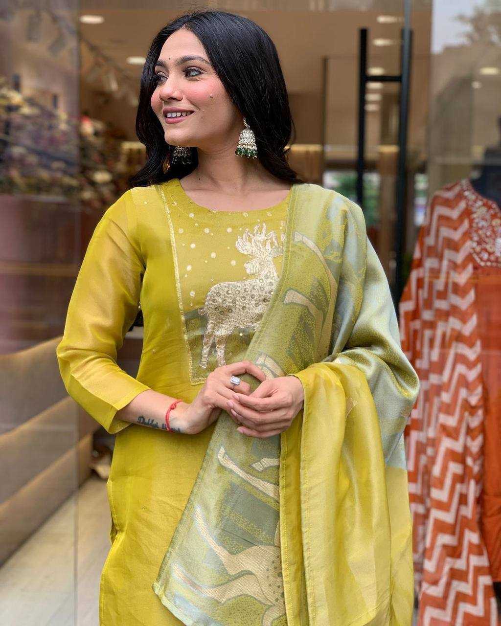 YNF ROMAN SILK KESH211 LDY132 SUITS & DRESSES WHOLESALE LADIES CHANDERI PRINTED SUITS MANUFACTURER