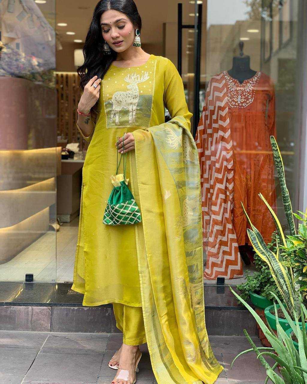 YNF ROMAN SILK KESH211 LDY132 SUITS & DRESSES WHOLESALE LADIES CHANDERI PRINTED SUITS MANUFACTURER