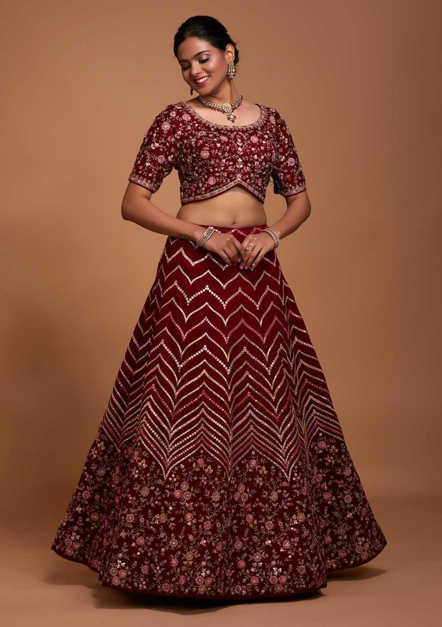 YNF SATIN KESH402 303 LEHENGA WHOLESALE GEORGETTE SATIN FANCY LEHENGA MANUFACTURER