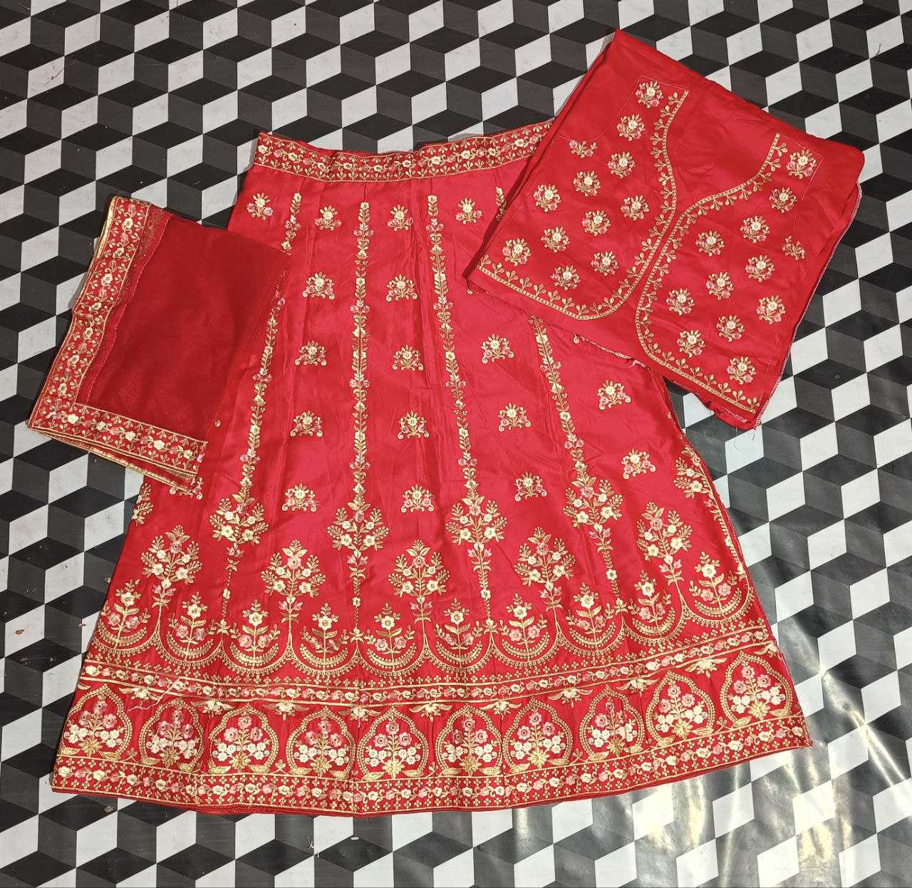 YNF SATIN KESH402 304 LEHENGA WHOLESALE TRADITIONAL DESIGNER SATIN LEHENGA MANUFACTURER