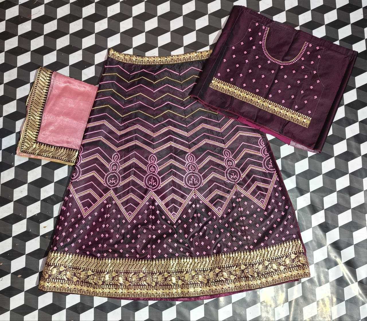 YNF SATIN KESH402 308 LEHENGA WHOLESALE DESIGNER SATIN FANCY LEHENGA MANUFACTURER