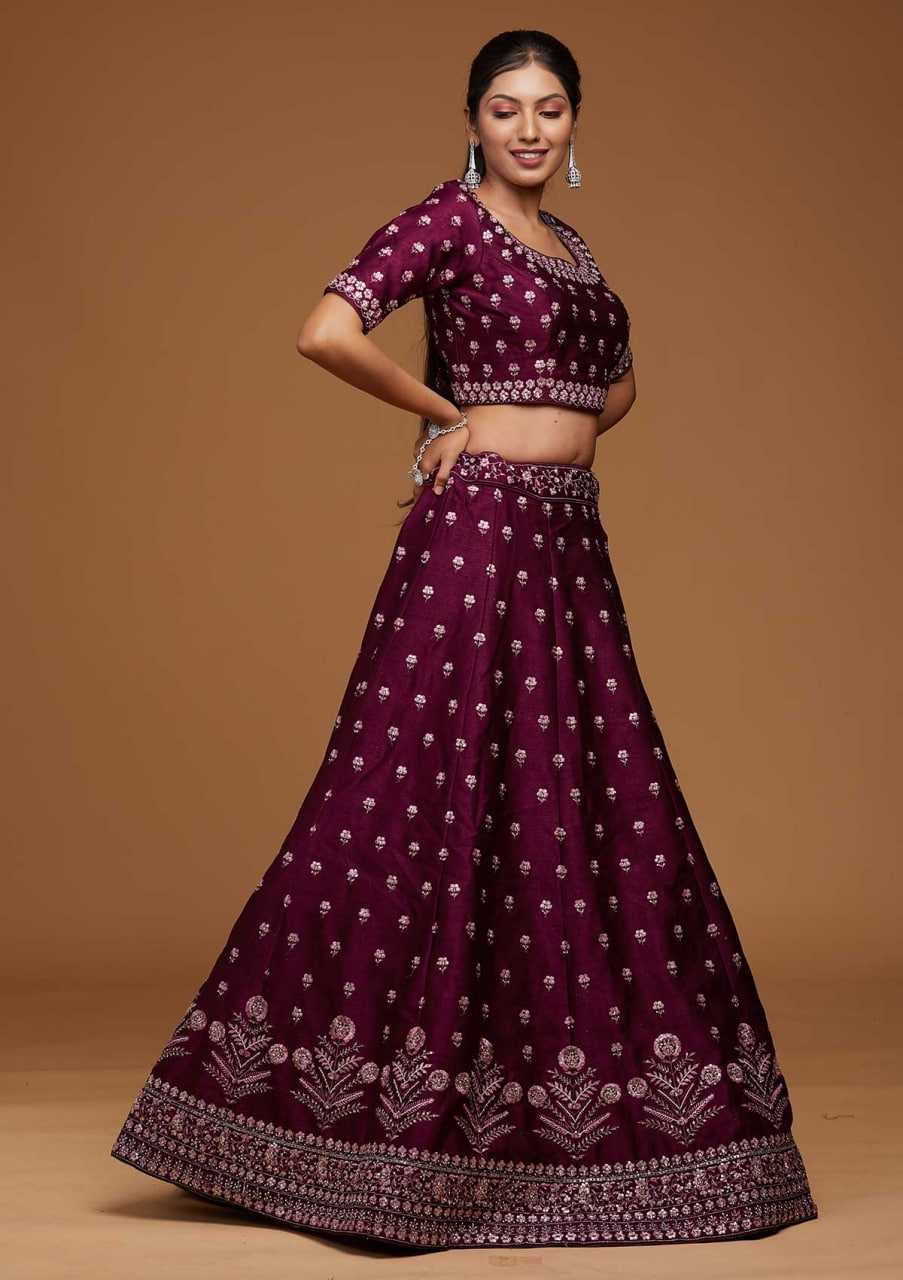 YNF SATIN KESH402 400 LEHENGA WHOLESALE DESIGNER SATIN FANCY LEHENGA MANUFACTURER