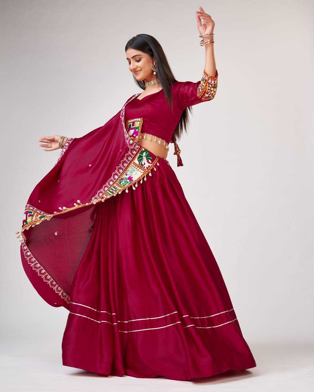 YNF SATIN SILK KESH270 262 LEHENGAS WHOLESALE SATIN SILK PINK LEHENGAS MANUFACTURER