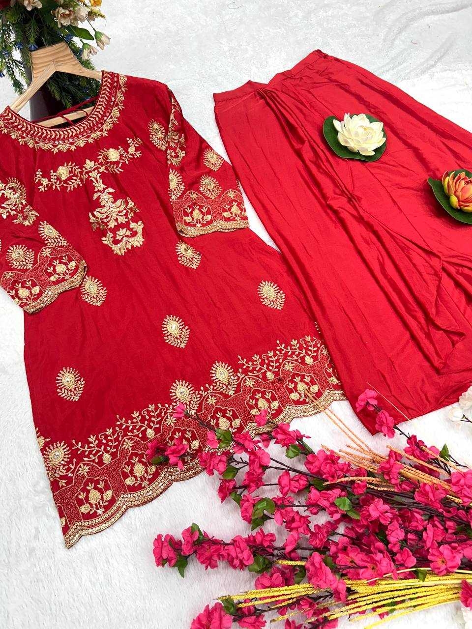 YNF SATIN SILK KESH399 3109 SUITS & DRESSES WHOLESALE SILK EMBROIDERED PUNJABI SUITS MANUFACTURER