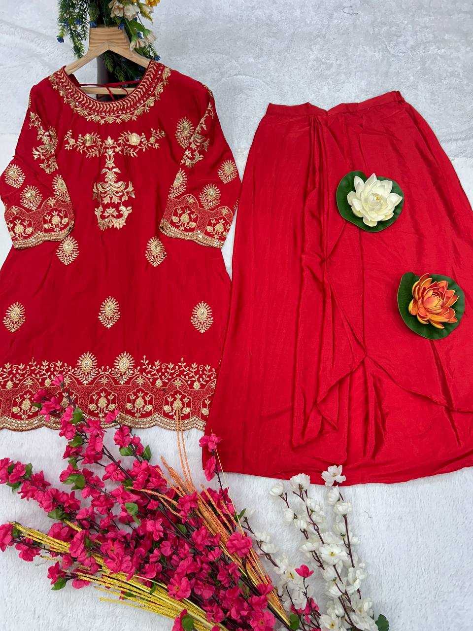 YNF SATIN SILK KESH399 3109 SUITS & DRESSES WHOLESALE SILK EMBROIDERED PUNJABI SUITS MANUFACTURER